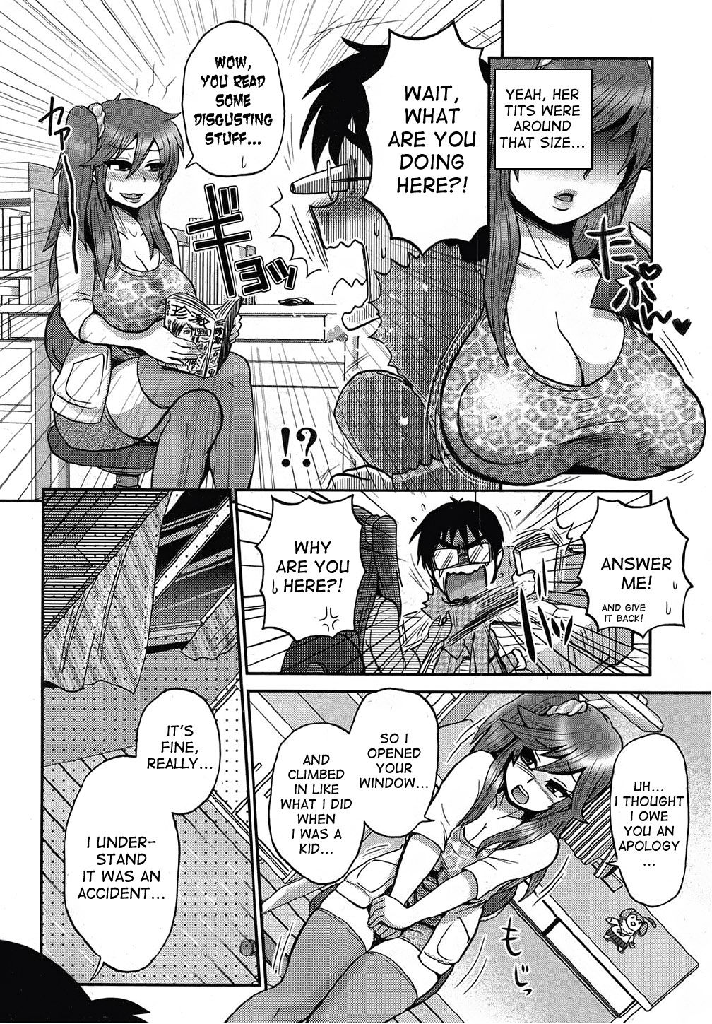 [BOSS Chin] Naisho no Ota x Bitch (COMIC Shingeki 2012-10) [English] [desudesu] [Digital] page 4 full