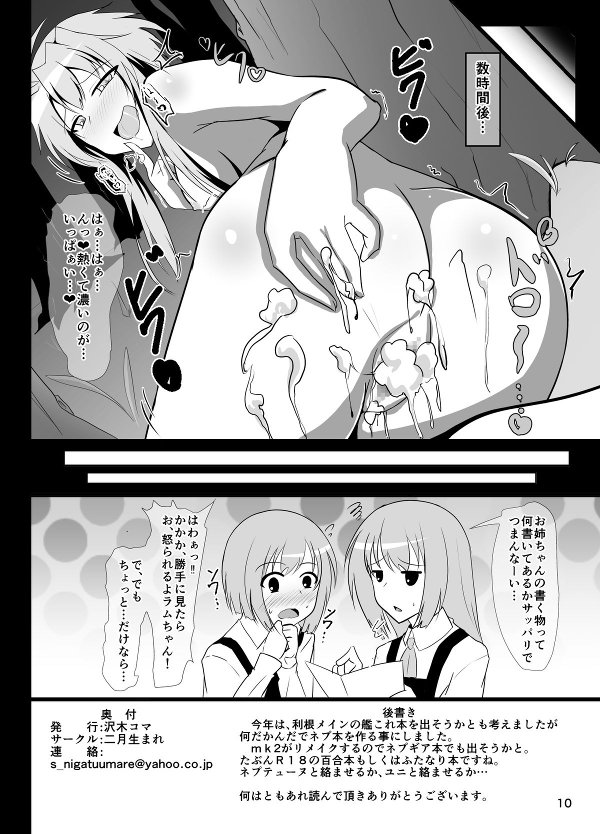 [Nigatsu Umare (Sawaki Koma)] Hard Down VER. W (Hyperdimension Neptunia) [Digital] page 10 full