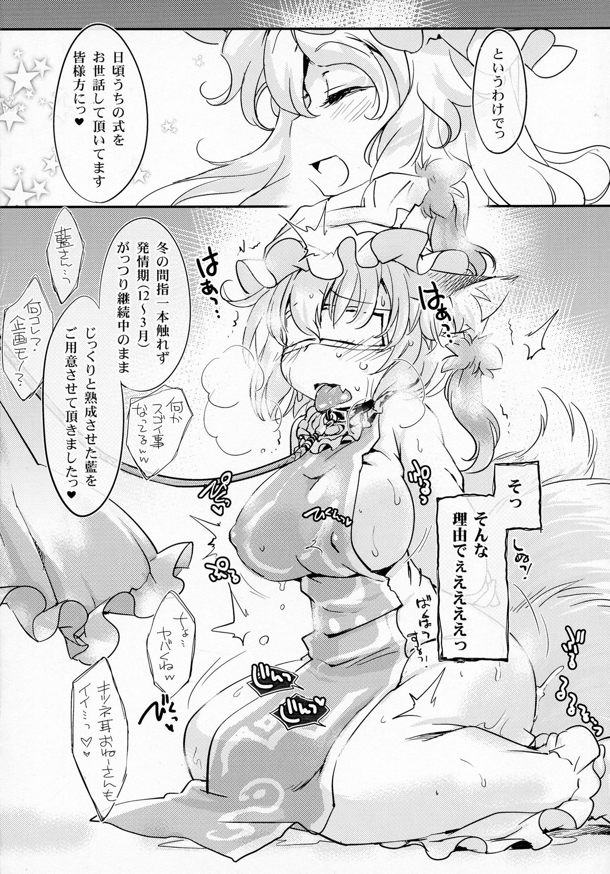 (Reitaisai 12) [Hinaprin (Ikuta Takanon)] Ran Shama Avengers! (Touhou Project) page 4 full