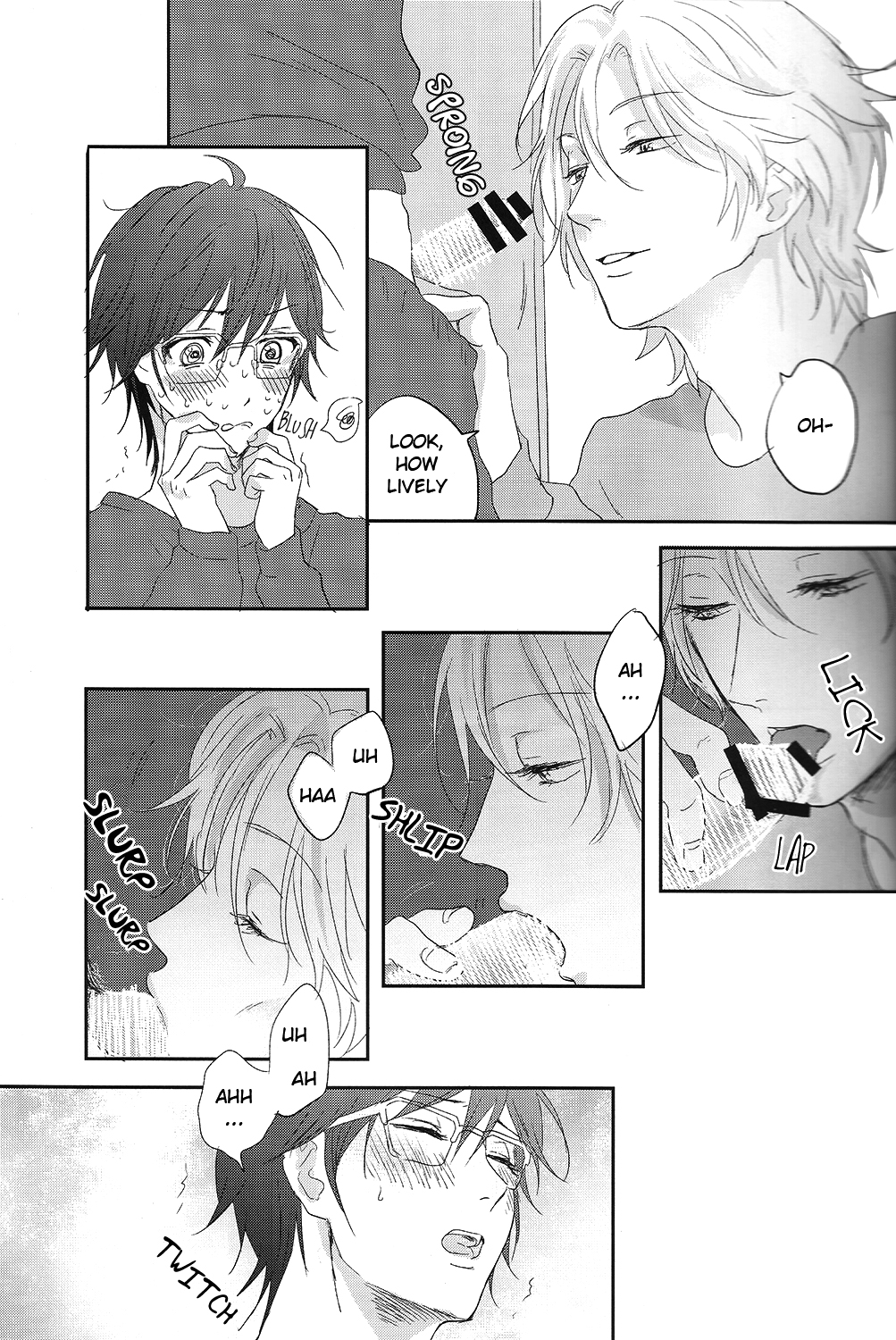 (Muteki no LOVE Prince) [ajiMi (Maiji)] Suki Suki Skin (Binan Koukou Chikyuu Bouei-bu LOVE!) [English] [ebil_trio] page 6 full