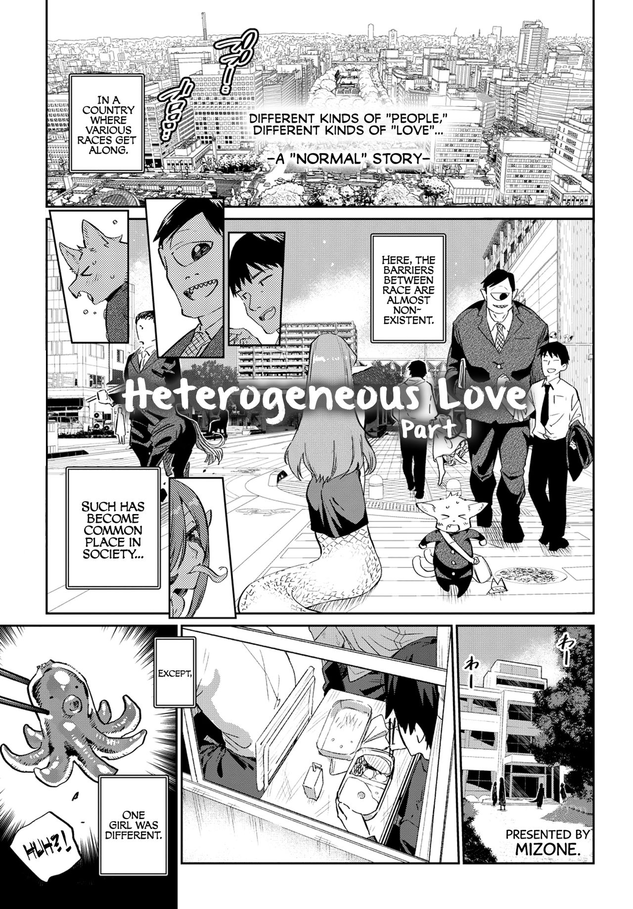 [Mizone] Ishu Renai | Heterogeneous Love Ch. 1 [English] page 2 full