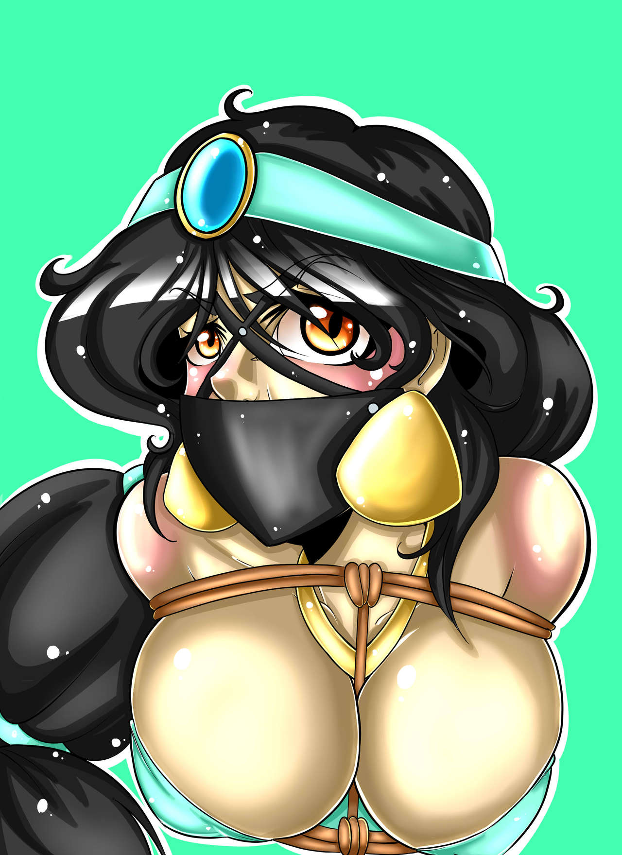 [GreenLeona] - Jasmine and Kida gag portraits page 4 full