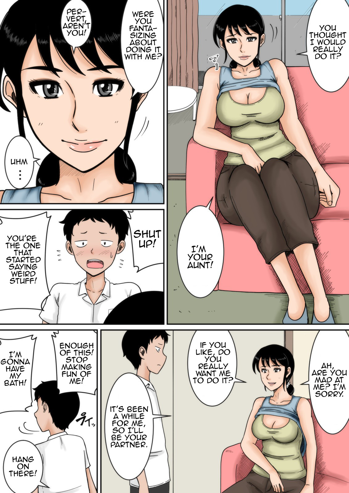 [Mikan Dou] Boku to Oba | Aunt and Me [English] [Amoskandy] page 5 full