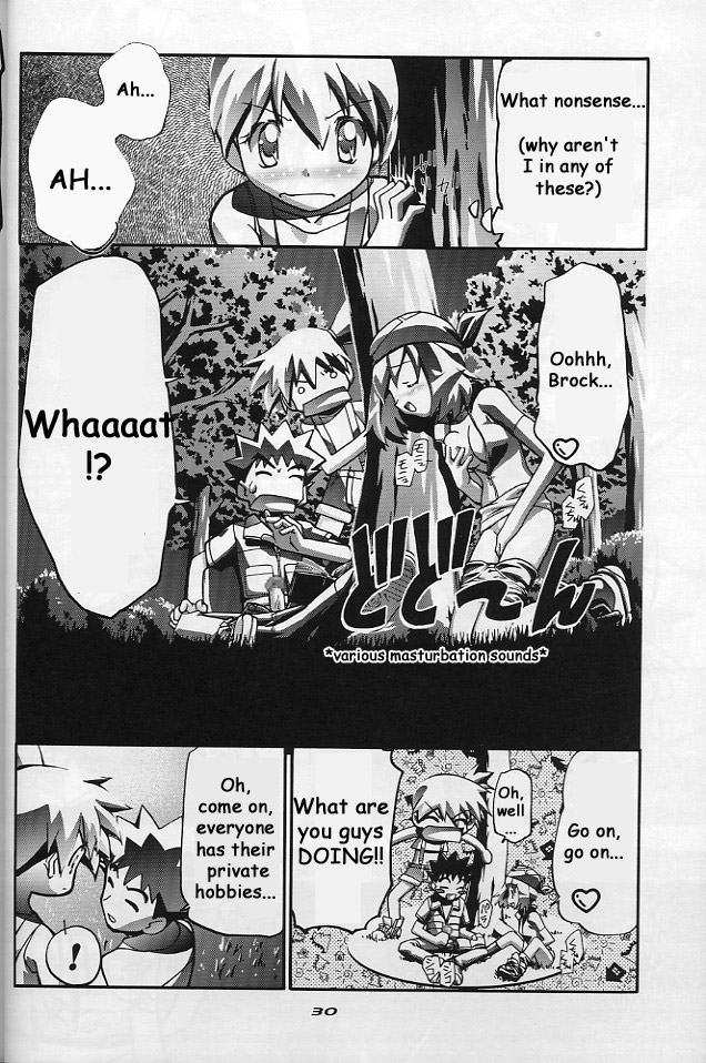 (C64) [Gambler Club (Kousaka Jun)] Takeshi no Mousou Diary | Brock's Wild Ideas Diary (Pokémon) [English] [Doujin-World] page 30 full
