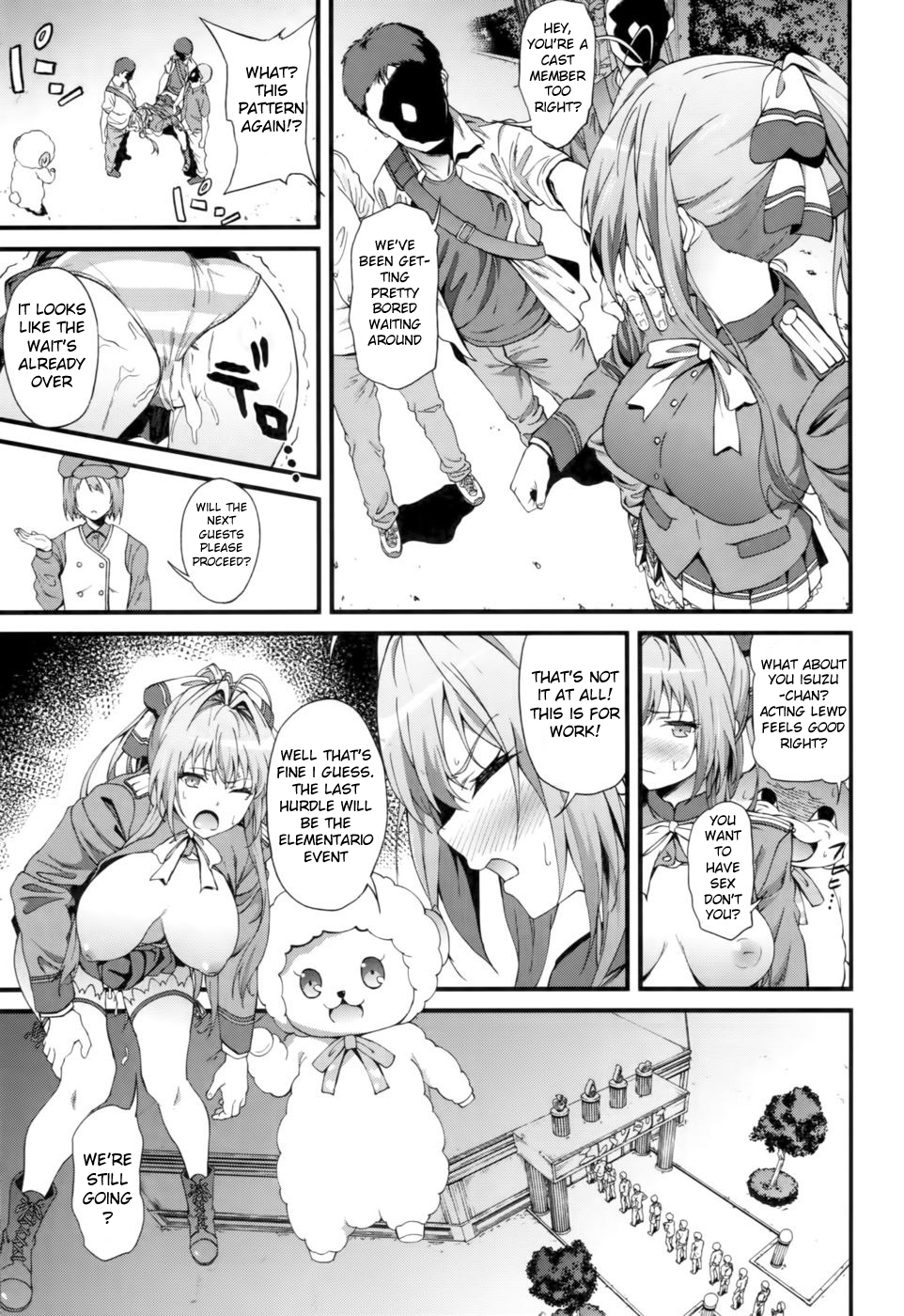 (C87) [Kakuchou Parts (YOSHIKI)] Kaimaku Yoru no Theme Park (Hiru) (Amagi Brilliant Park) [English] {forbidden-translations} page 16 full