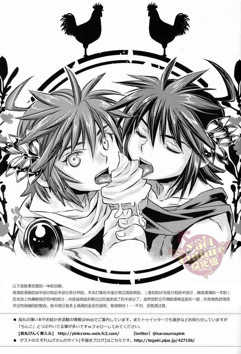 (C84) [Karasuma Pink Higashiiru (Karasuma Pink)] Niwa ni wa 2-wa Niwatori ga Iru (Kid Icarus) [Chinese] [Yaoi Culture汉化组] page 20 full