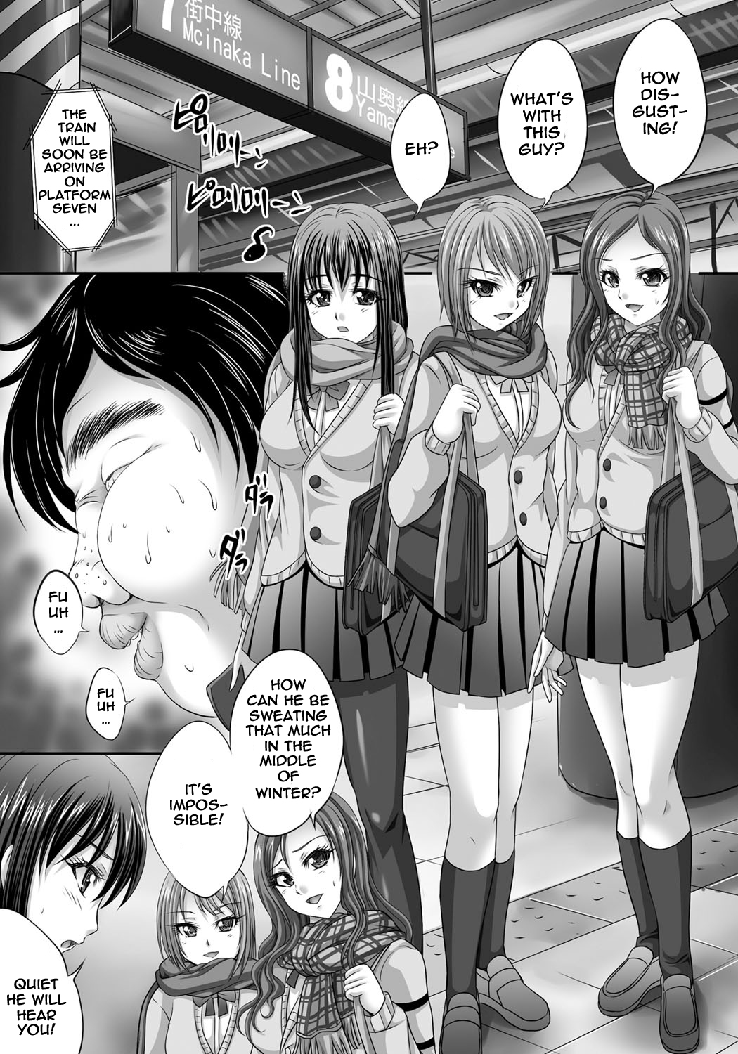 [Nao Takami] Busamen ga Tsuukin Densha no Jikan o Tomete JK ni xx (Hitozuma Saimin Enkou) [English] [naxusnl] [Digital] page 1 full