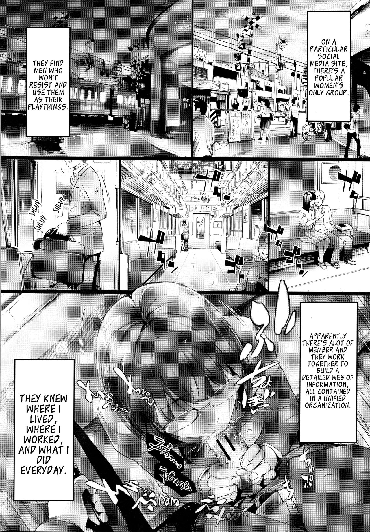 [Shiki Takuto] TR Gyaku Chikan Senyou Sharyou | Female Molester Train Ch. 1 [English] [JuliusWinnfield] page 27 full