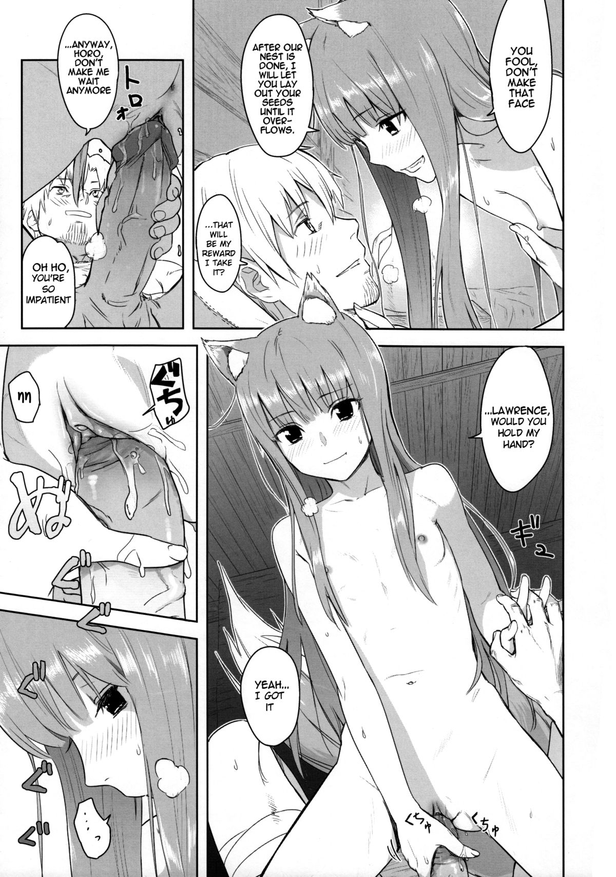 (C83) [Ajisaidenden (Kawakami Rokkaku, Takanashi Rei)] Harvest II (Spice and Wolf) [English] [VLtrans] [Decensored] page 27 full