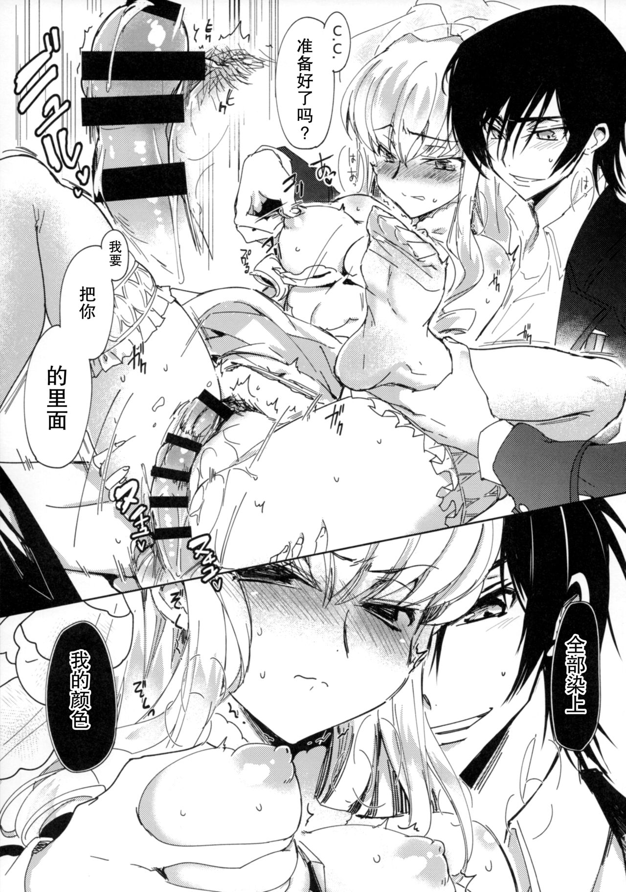 (C93) [CREAYUS (Rangetsu)] White Noise (CODE GEASS: Lelouch of the Rebellion) [Chinese] [胸垫汉化组] page 15 full