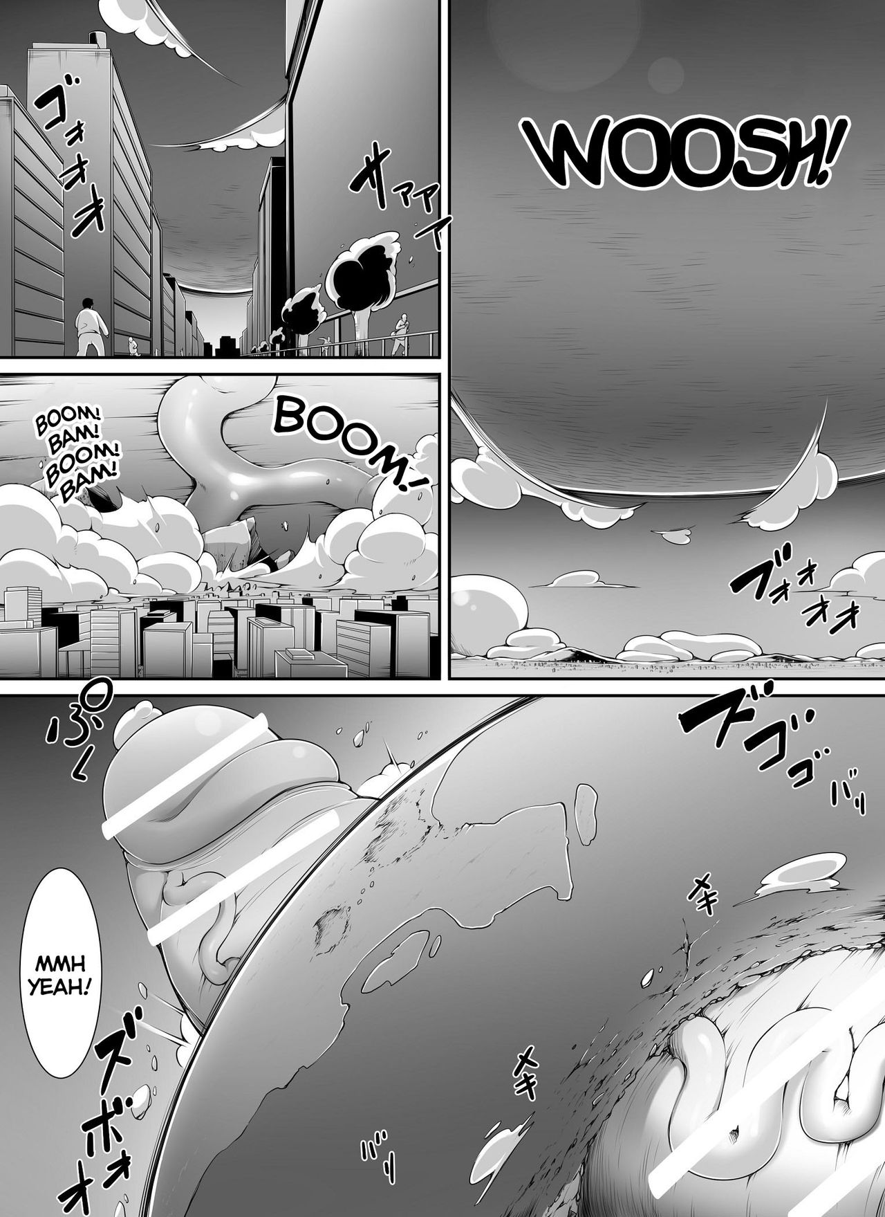 [Yuruyuru GTS (toka)] Chou Ookii Uchuujin ga Ojamashimasu | A Grand Gigantic Alien Welcomes Herself In [English] [JasmineTea] page 33 full