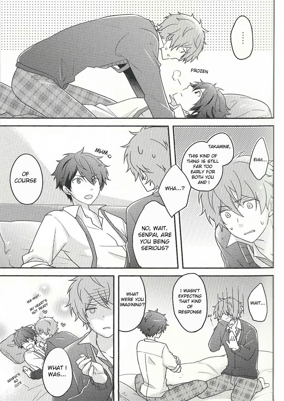 (brilliant days 5) [POET (Pokosu)] Takamine! Dakara Sono! Areda! (Ensemble Stars!) [English] [Anzu] page 4 full