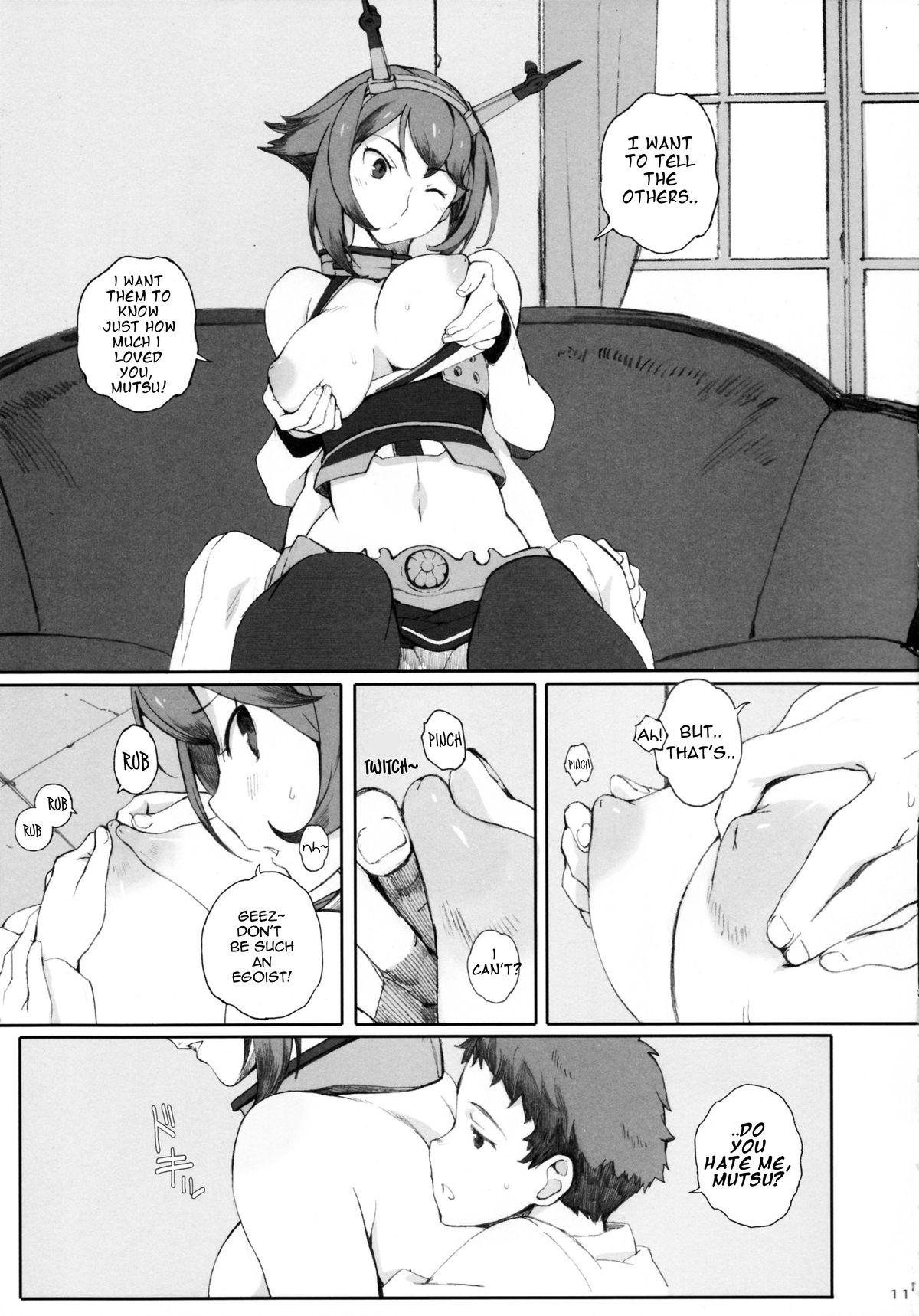 (C86) [Kansai Orange (Arai Kei)] Mutchan to Chicchai Teitoku (Kantai Collection -KanColle-) [English] page 11 full