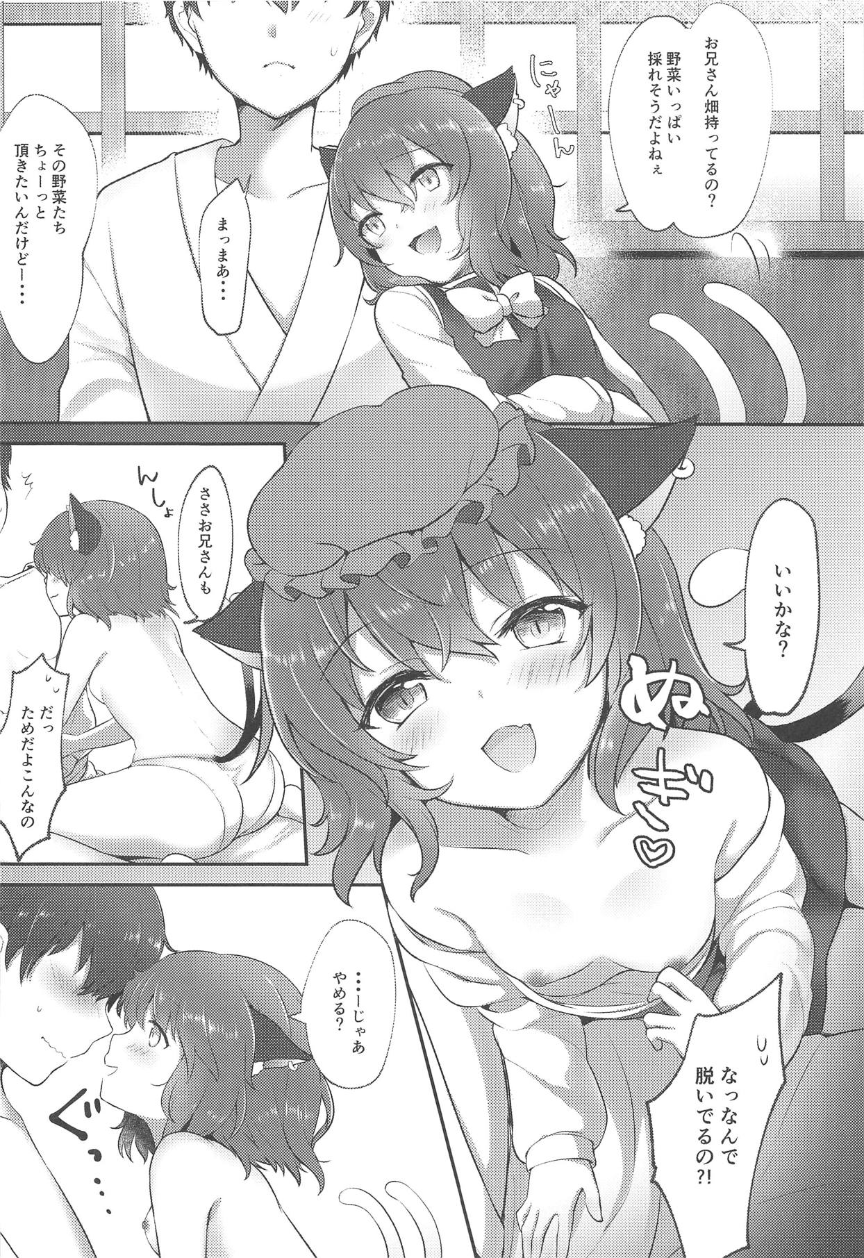 (Meikasai 13) [Kingyo Origin (Kayama Rim)] Neko no Ongaeshi (Touhou Project) page 5 full