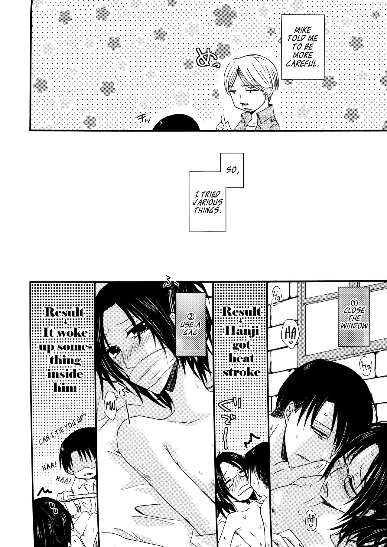 (C86) [Sumicco. (Yoriko)] Sultry (Shingeki no Kyojin) [English] [EHCove] page 11 full