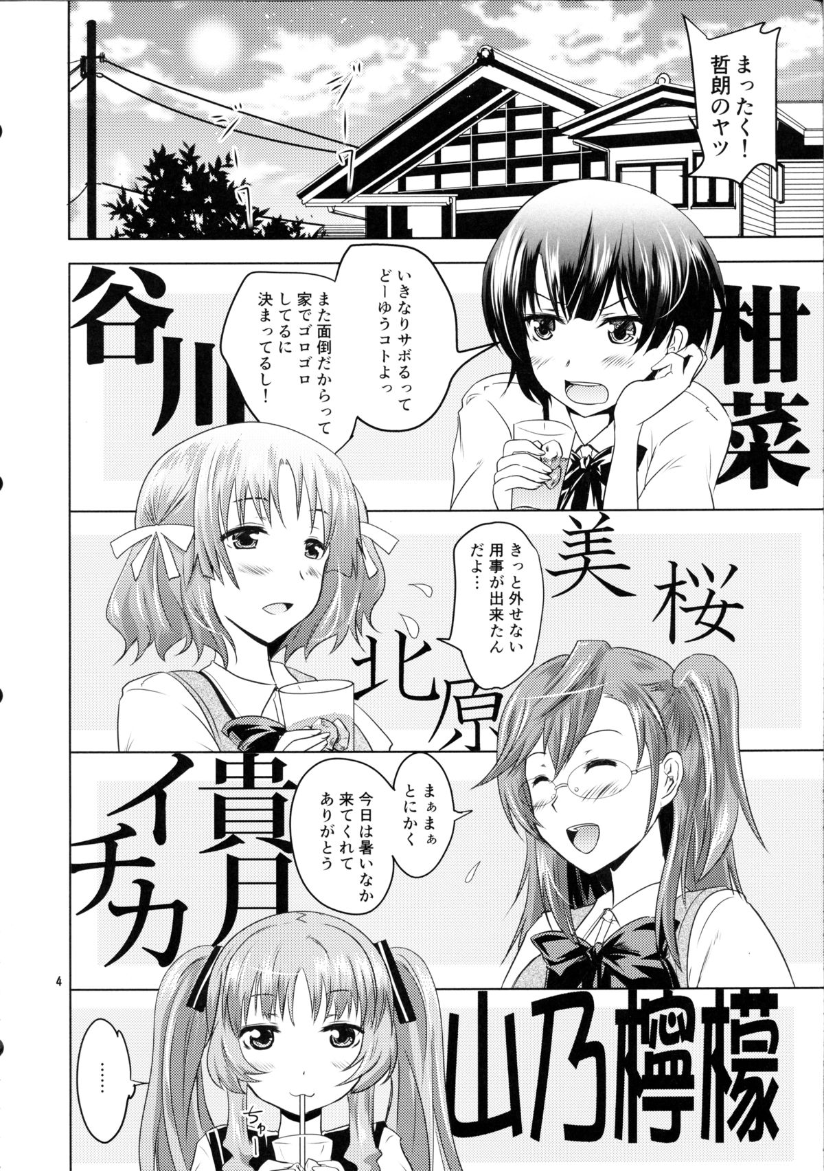 (C82) [Grace (Yokoyama Naoki)] Ano Natsu no Yoru no Yume (Ano Natsu de Matteru) page 3 full