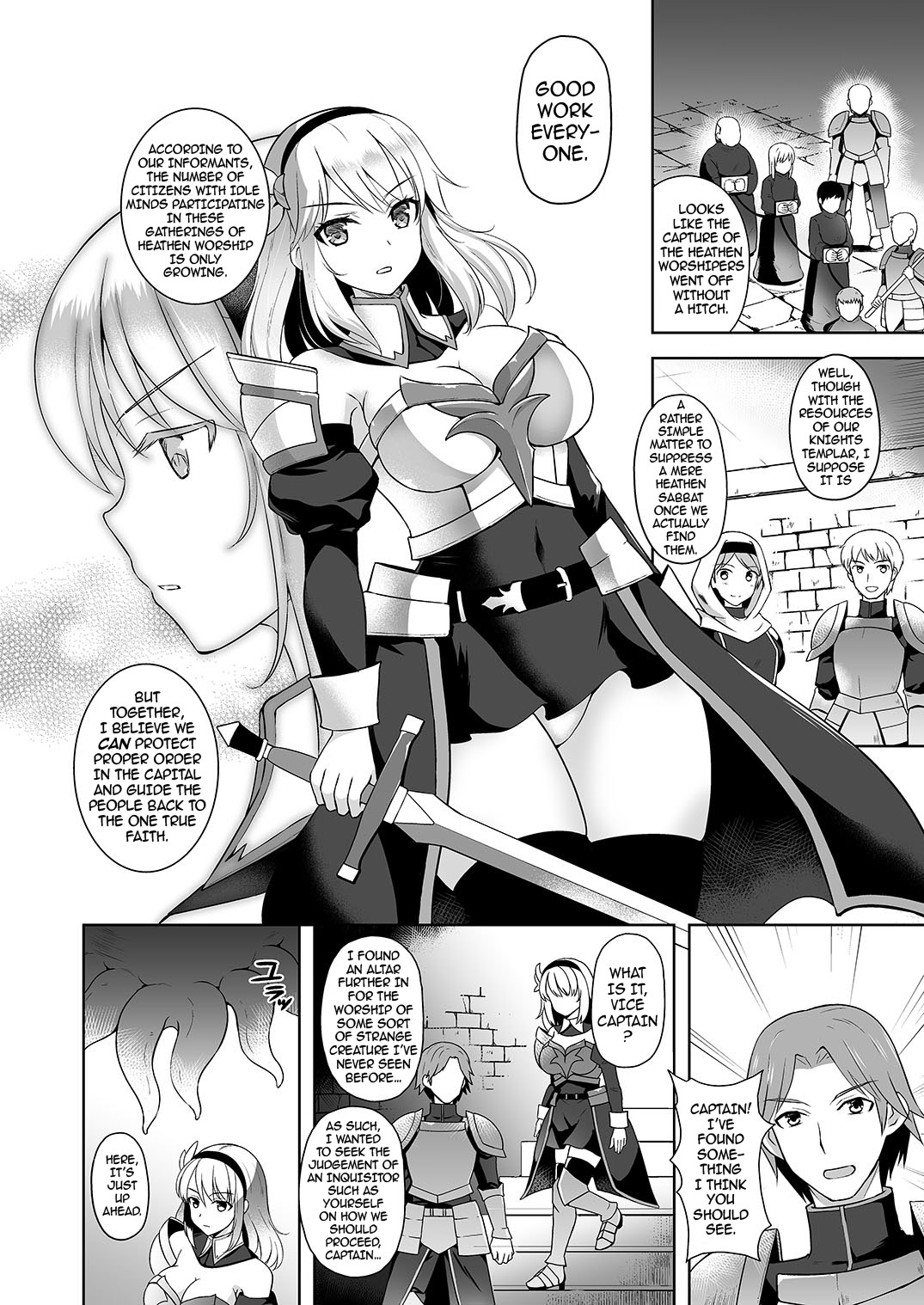 [Chococornet (Tenro Aya)] Falling - Mashoku no Sennou Dorei | Falling - Brainwashed Slave of the Great Wurm [English] {darknight} [Digital] page 3 full