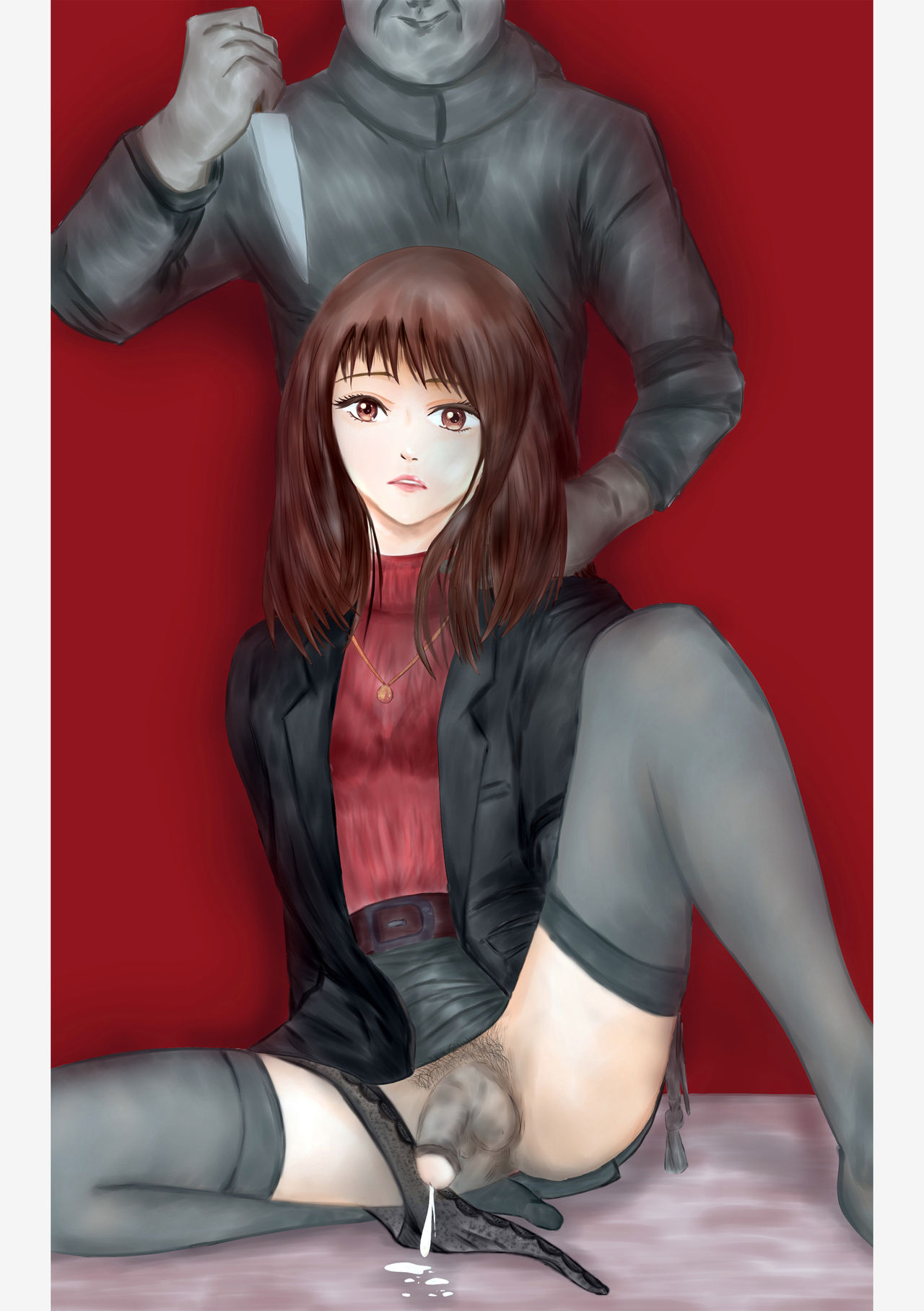 Crossdress teacher in toilet :  toilet rape page 22 full