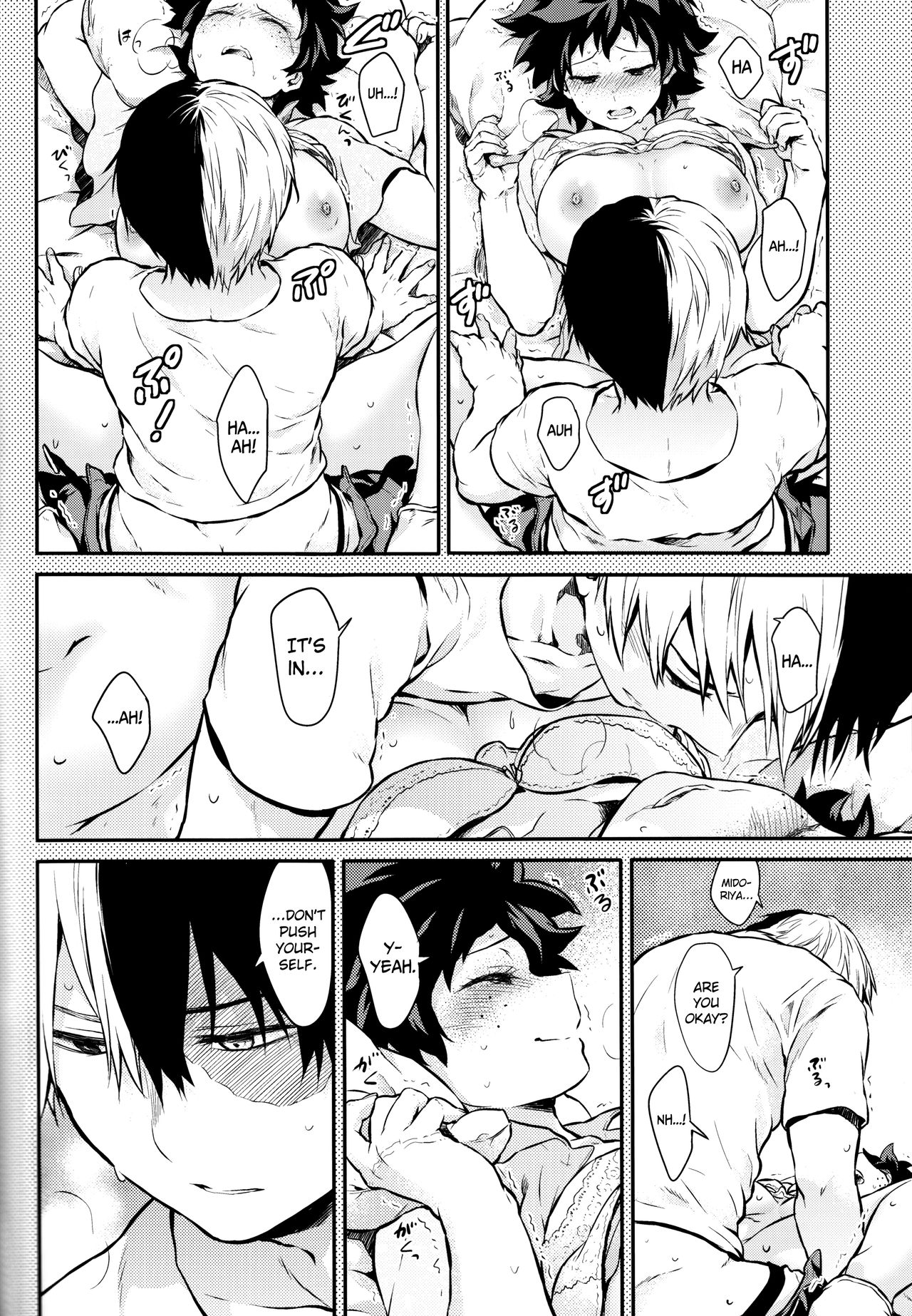 (SUPER27) [Kyujitsusyukkin (Chikaya)] Love Me Tender another story (Boku no Hero Academia) [English] [biribiri] page 32 full