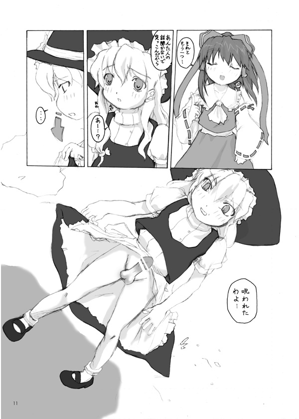 (C67) [Lost Sky, ERA FEEL (Kimijima Yoshinori, Kuraoka Aki)] Touhou Dankonju (Touhou Project) page 10 full