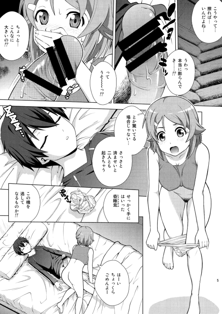 (C84) [COOL BRAIN (Kitani Sai)] 4P at Online (Sword Art Online) page 3 full