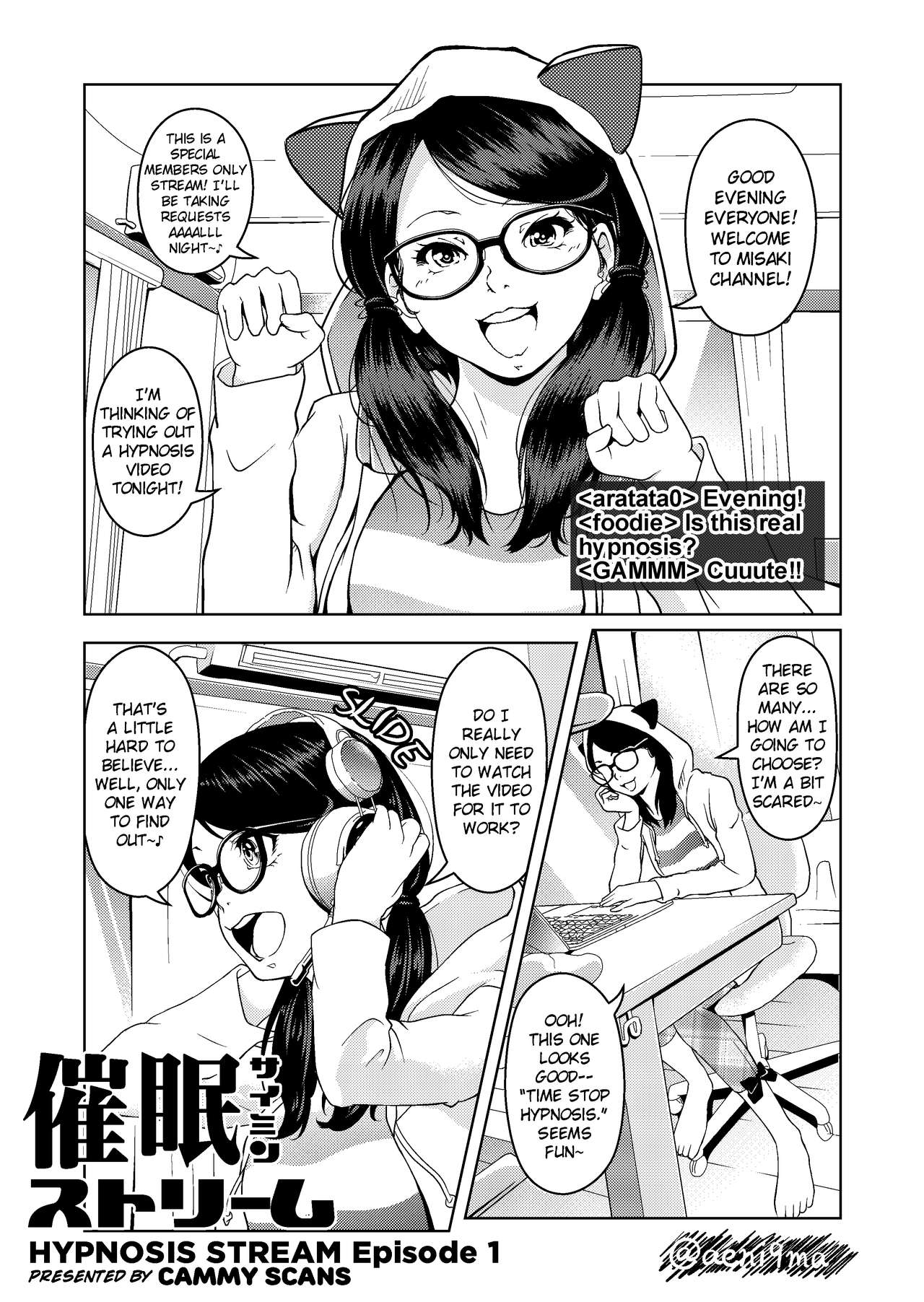 [Saimin Busoku (aeni9ma)] Saimin Stream #1 | HypnoSIS Stream Episode 1 [English] [Cammy Scans] page 2 full