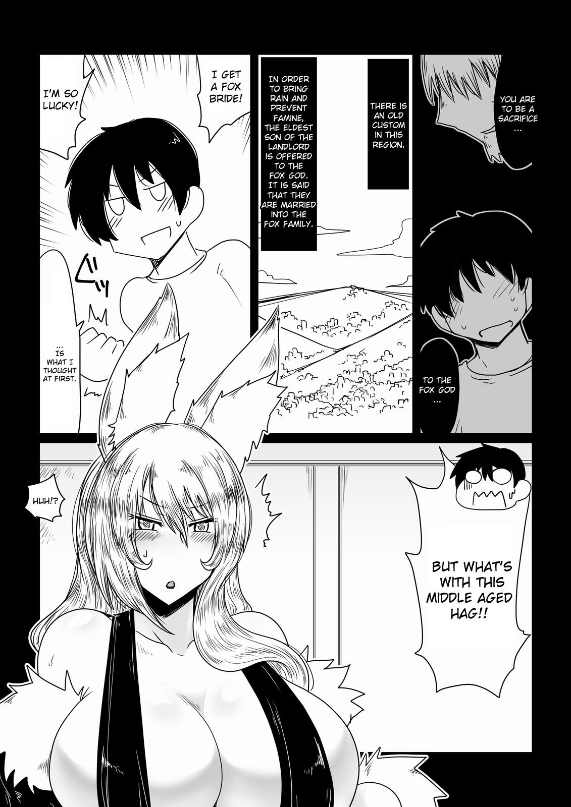 [Hroz] Kitsune ni Mukoiri. | Getting Married to a Mature Fox. [English] {Erelzen} page 1 full