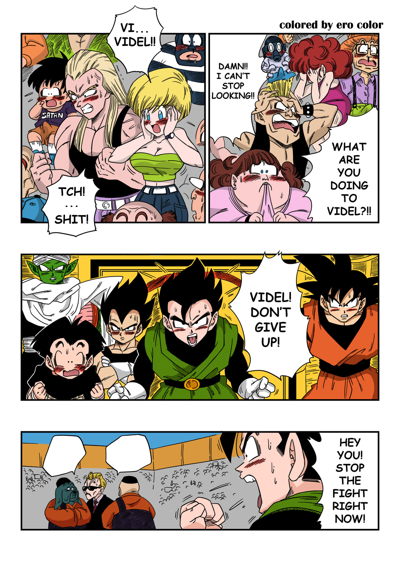 [Yamamoto] Videl vs Spopovich (Dragon Ball Z) [English][Colorized] page 6 full