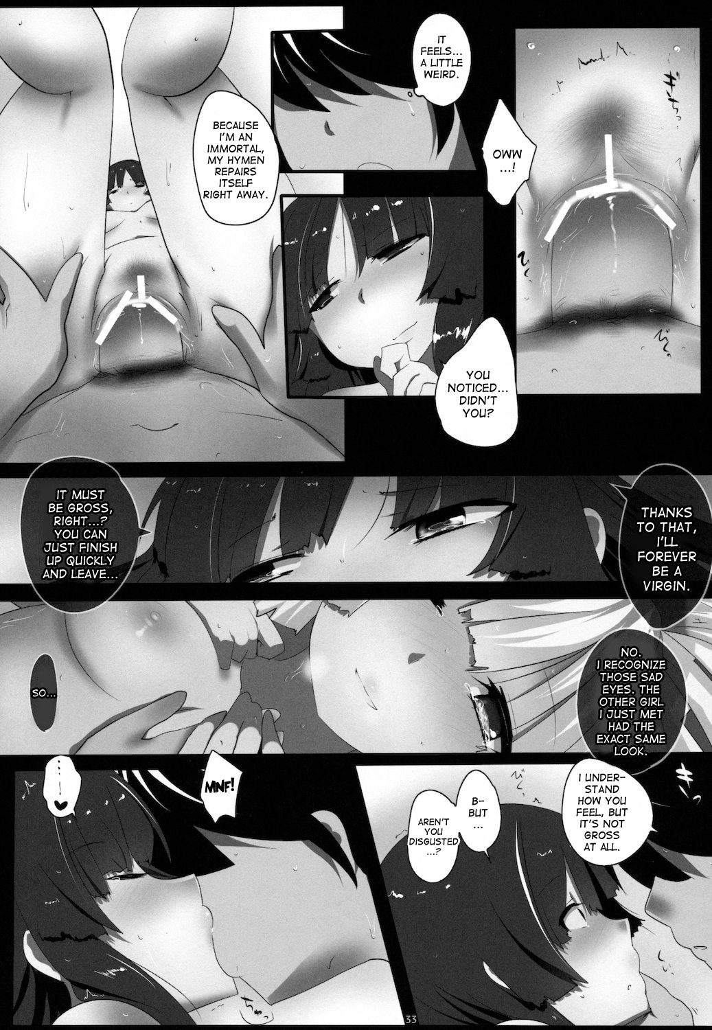 (C81) [Hyudorabo (Hyudora)] Touhou Dere Bitch 7 (Touhou Project) [English] {desudesu} page 33 full