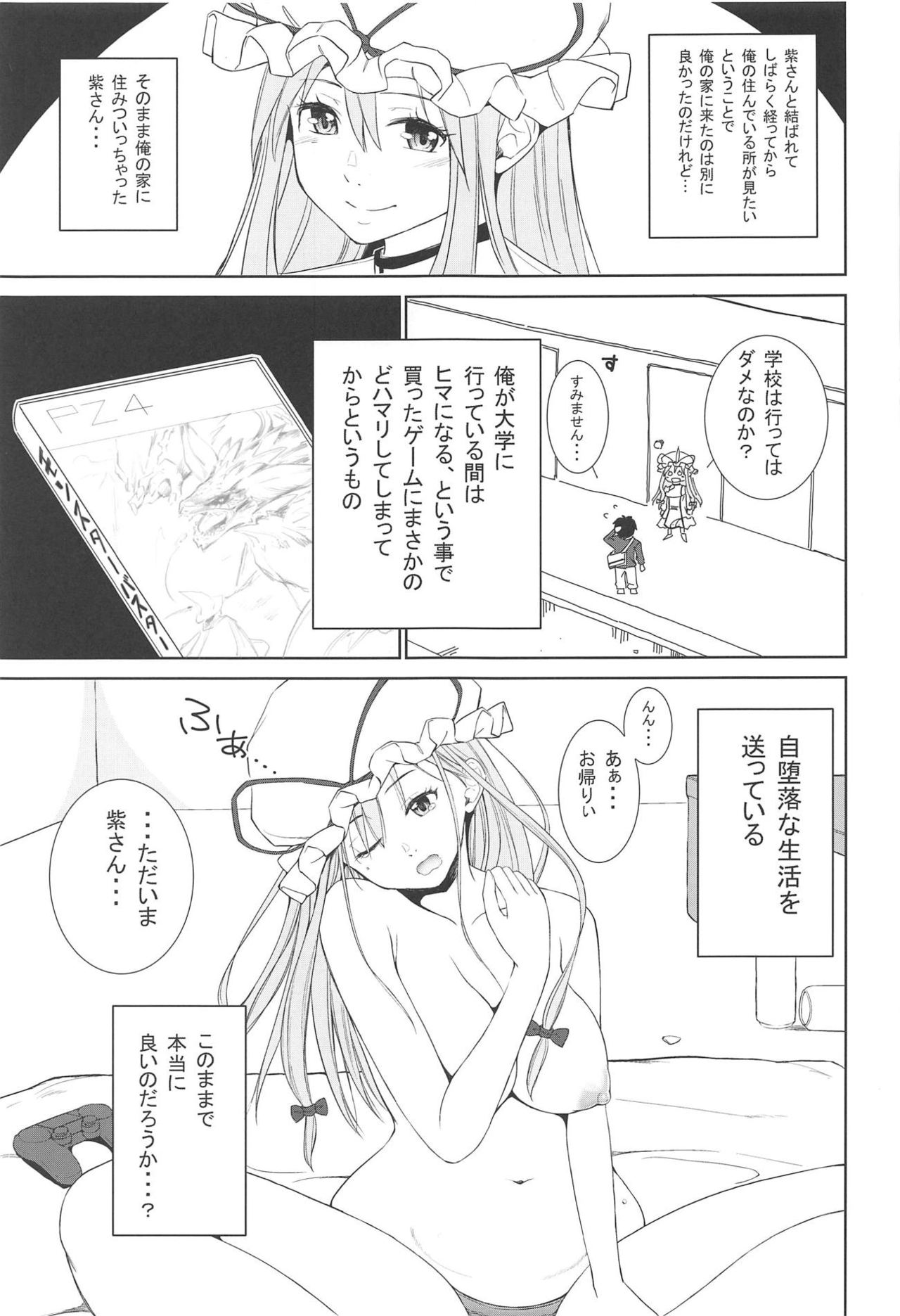 (C95) [Studio P.M.Y (Mikarin)] Yukari-san no Jidaraku na Seikatsu (Touhou Project) page 3 full