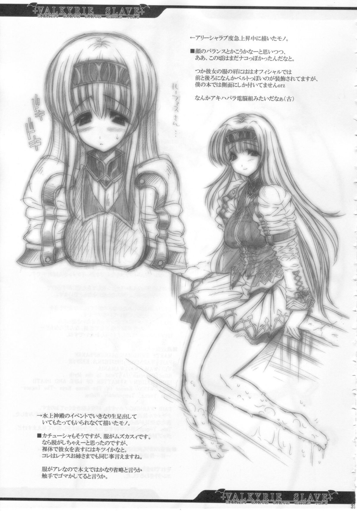 (SC33) [ERECT TOUCH (Erect Sawaru)] VALKYRIE SLAVE (Valkyrie Profile) page 30 full