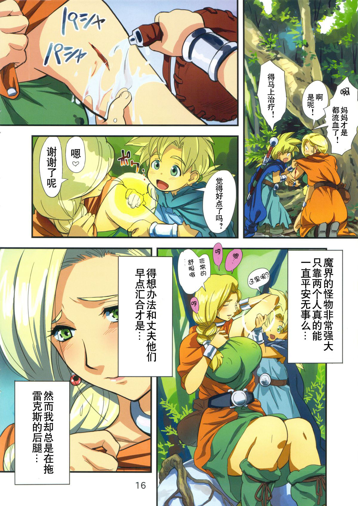 (C86) [VOLVOX (Chirima)] Hagure Boshi 2014 (Narazumono no Utage) (Dragon Quest V) [Chinese] [臭鼬佬个人汉化] page 2 full