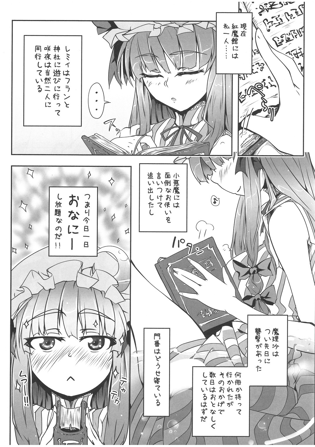 (C80) [Kaibidou (Hyakkei)] Pachunii no Himitsu (Touhou Project) page 4 full