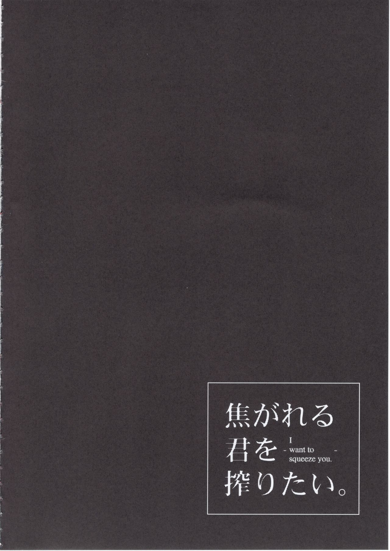 (C97) [Nazunaya Honpo (7zu7)] Kogareru Kimi o Shiboritai. [Chinese] [零食汉化组] page 5 full