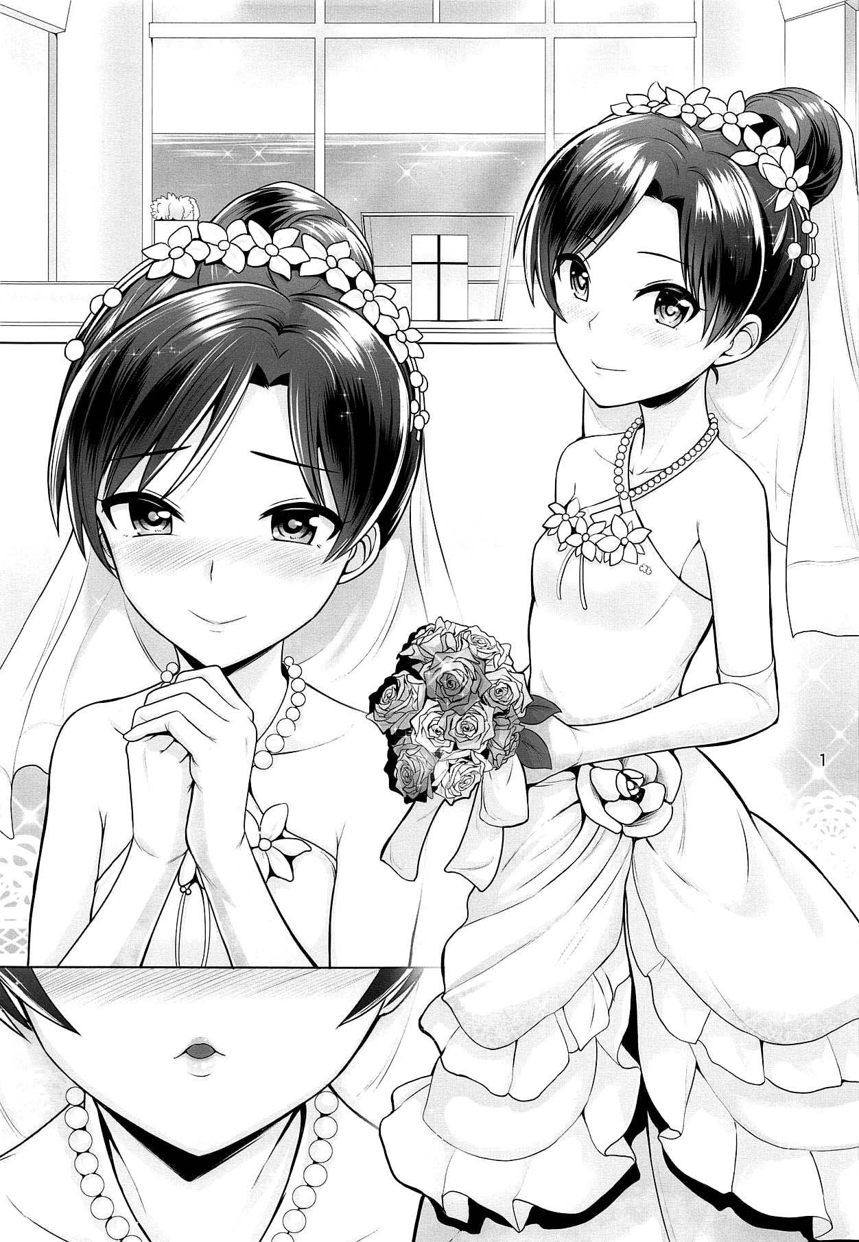 (C94) [Mikandensya (Dan)] Pure bride (THE IDOLM@STER) [English] [Doujins.com] page 2 full