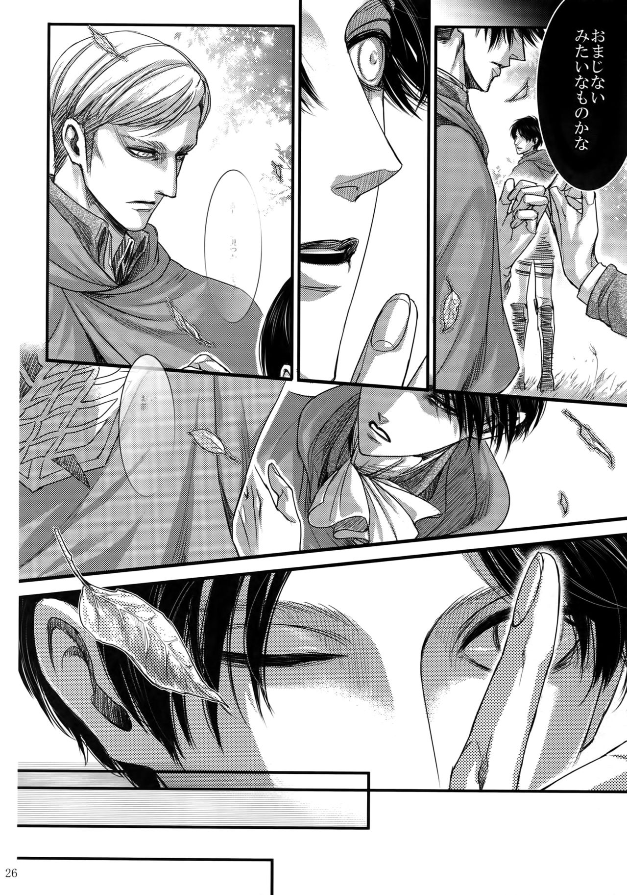 (SPARK9) [Qlapz (Valero)] EreLe Sairokushuu (Shingeki no Kyojin) page 25 full