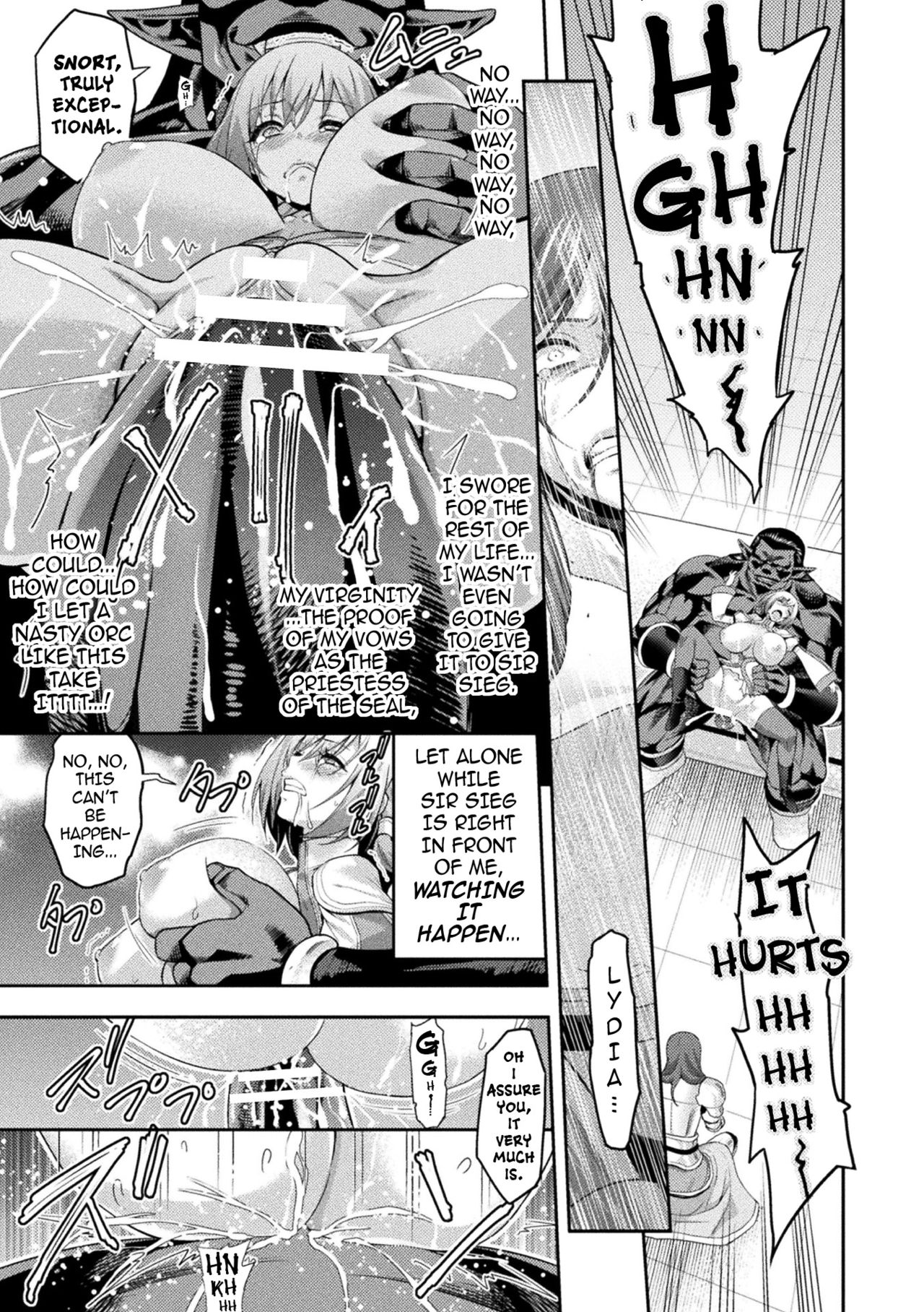 [Yamada Gogogo] ERONA 2 Orc no Inmon ni Modaeshi Miko no Nare no Hate 1-wa Inmon Miko (Kukkoro Heroines Vol. 5) [English] {darknight} [Digital] page 20 full