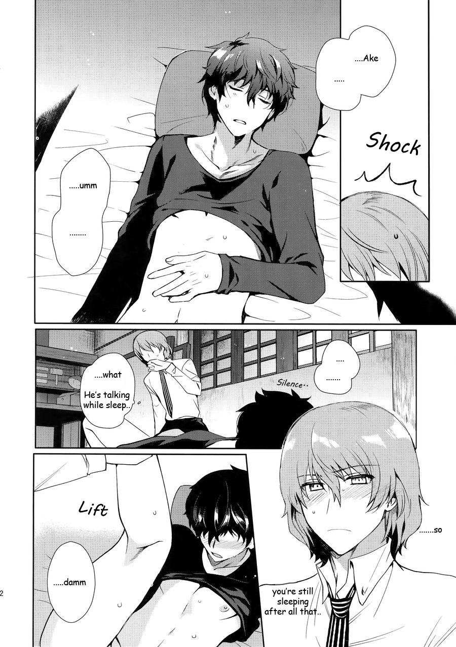 (Youkoso Velvet Room 2) [downbeat (Kirimoto Yuuji)] Kyou wa Mouneru. | I'm gonna sleep for now (Persona 5) [English] page 11 full