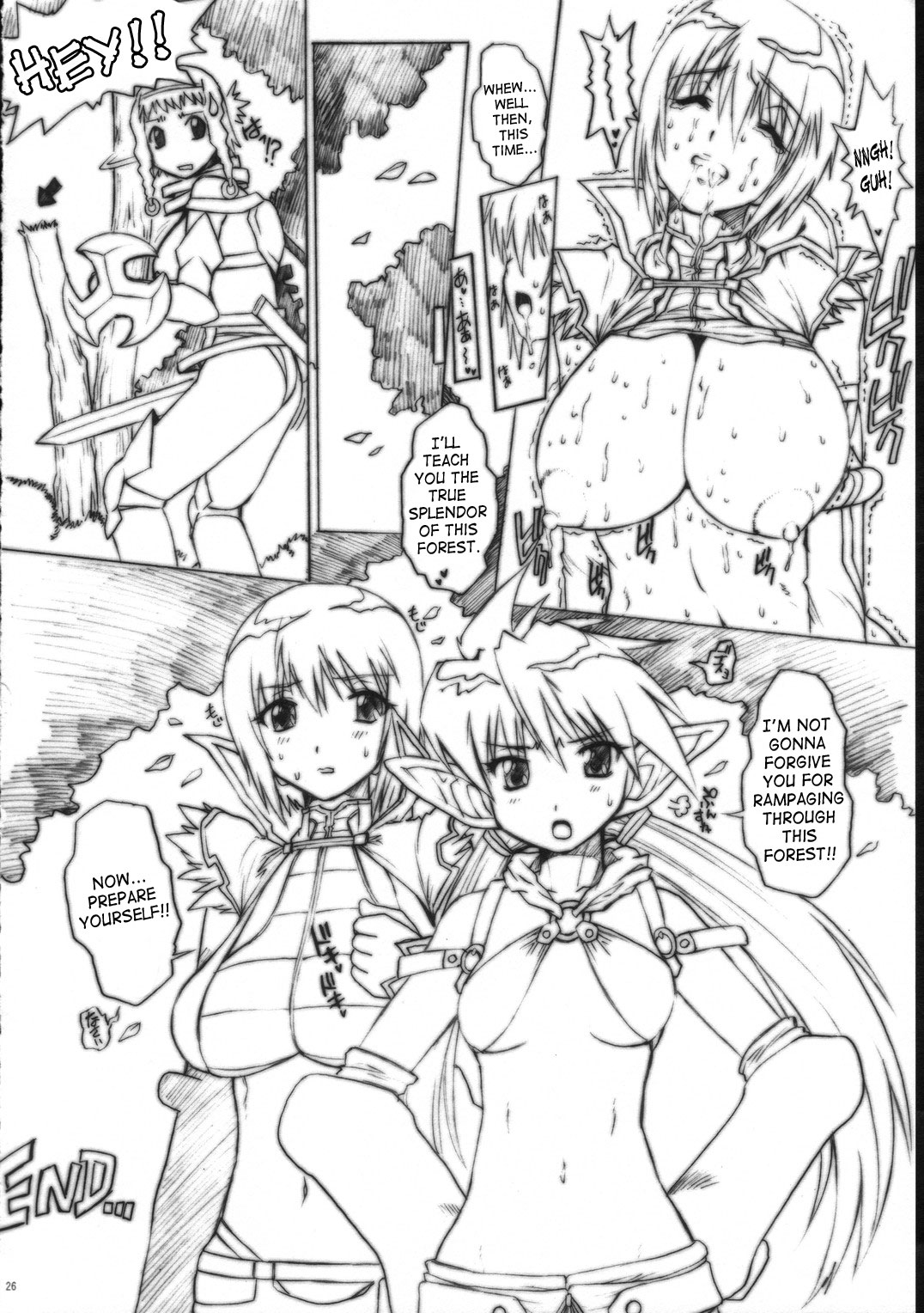 (SC36) [Escargot Club (Juubaori Mashumaro)] KUSARI Vol. 3 (Queen's Blade) [English] {doujin-moe.us} page 27 full