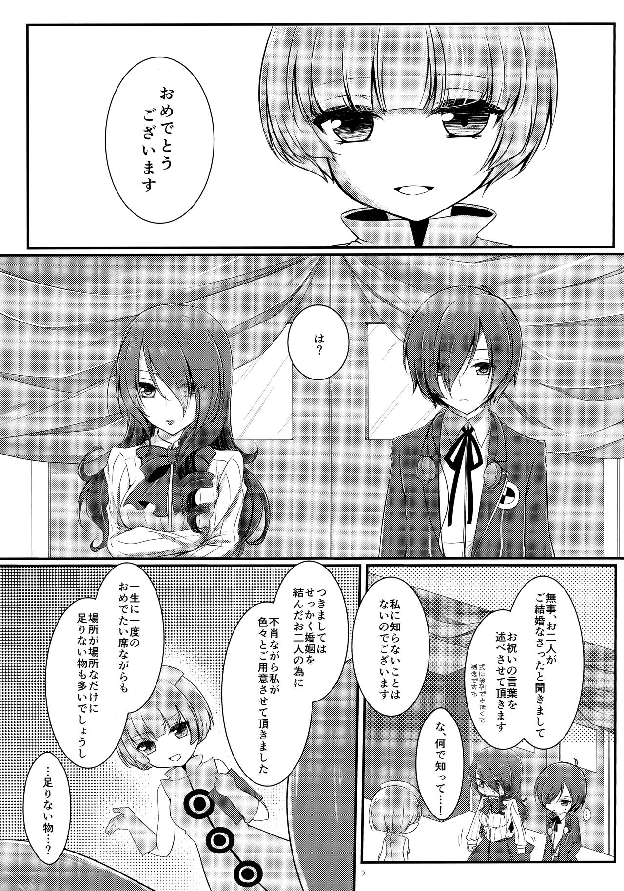 [Sanyongo (Roku)] Brilliant Marriage (Persona 3) [2016-01-17] page 4 full