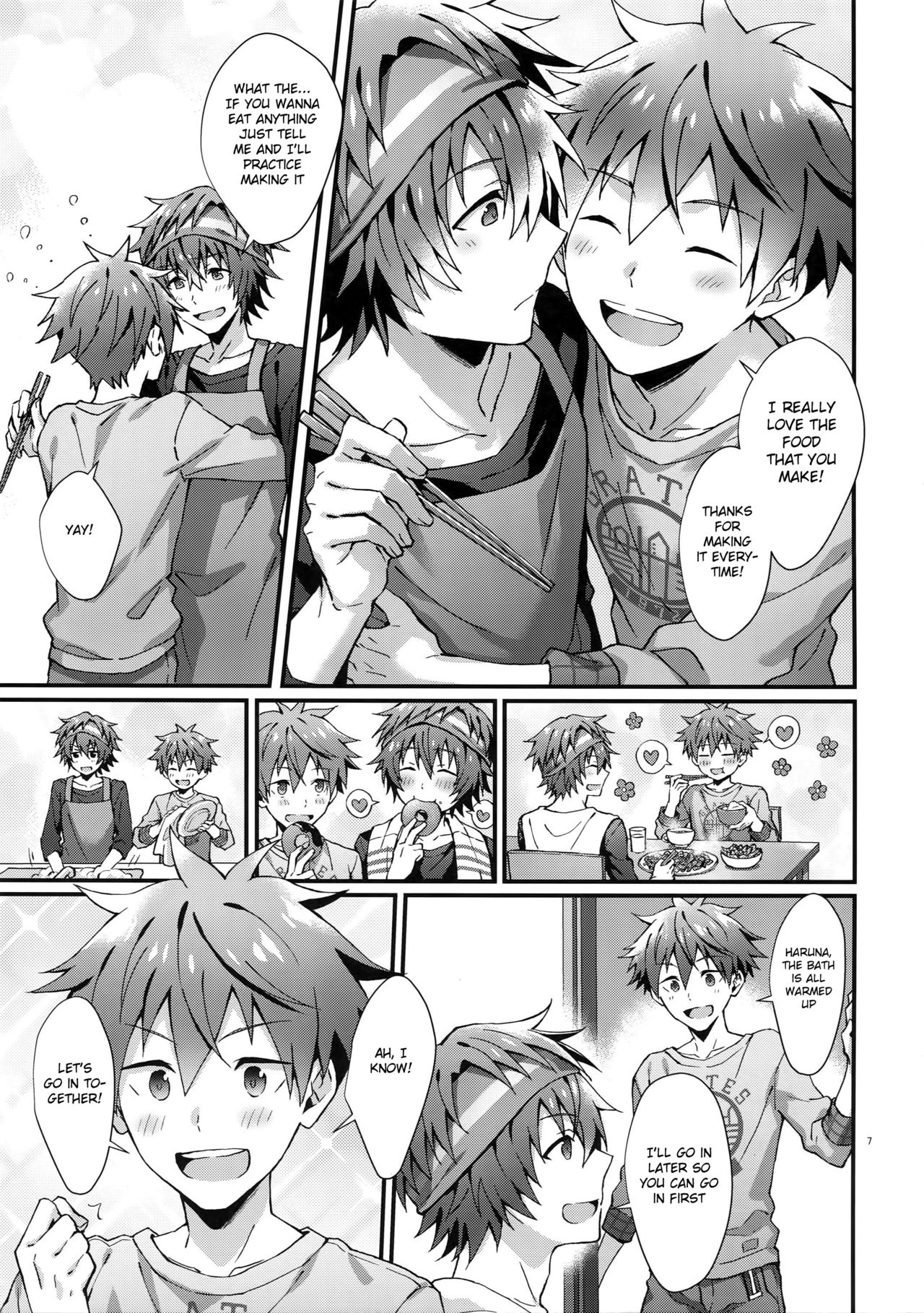 (MIRACLEFESTIV@L!!12) [Rofu Pukaj (Nesou)] Zenkai! Toshishita Kareshi-Ryoku | Full Power! A Younger Boyfriend's Capability (THE IDOLM@STER SideM) [English] [Anzu] page 6 full