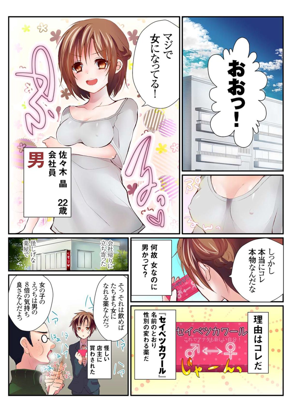 [Mizukaga Syou] Onna no Karada de Shitai Koto! ~♂⇔♀ Kaikan Irekawari Life~ (1) [Digital] page 2 full