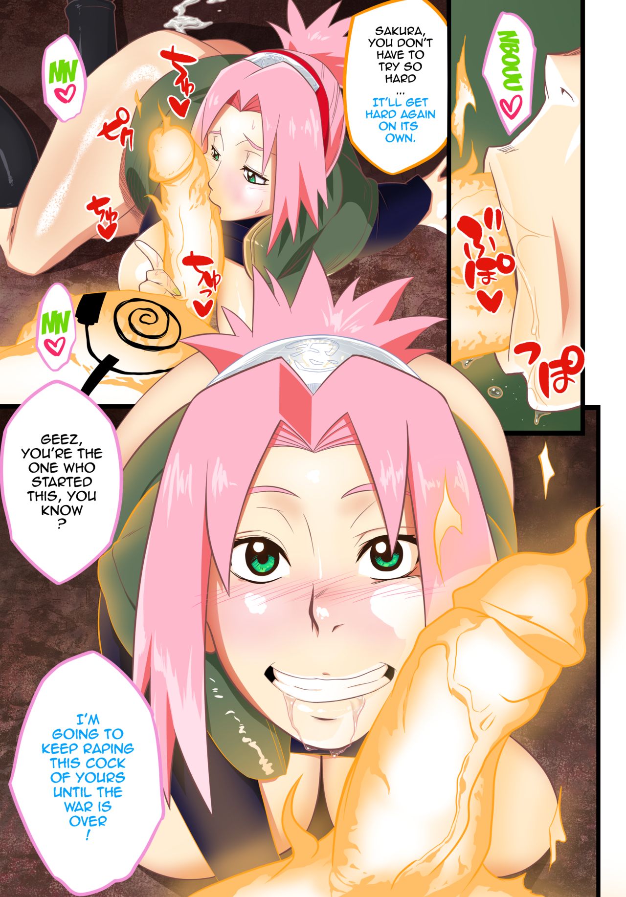 (C87) [Karakishi Youhei-dan Shinga (Sahara Wataru)] Haouju 2 [SCENE: 2] (Naruto) [English] {doujin-moe.us} [Colorized] [HIMAWARI] [Uncensored] page 7 full