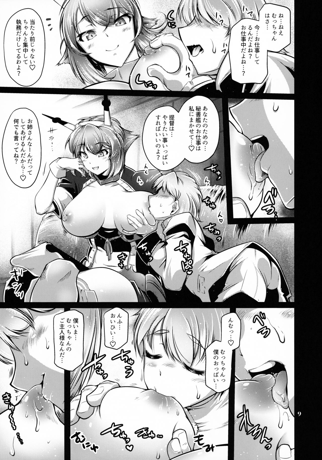 (COMIC1☆15) [KIN-YOUBI (Friday)] Himitsu no Big Seven (Kantai Collection -KanColle-) page 8 full