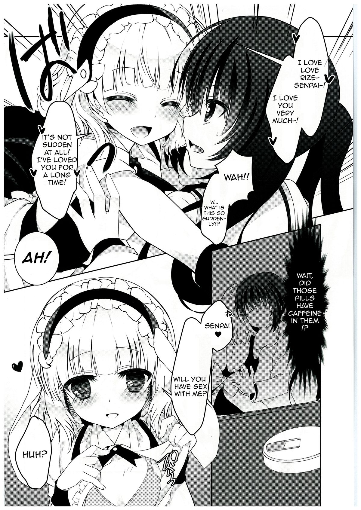 (COMIC1☆8) [Junginboshi (Takashina Asahi)] sugarcoatcafe (Gochuumon wa Usagi Desu ka?) [English] page 8 full