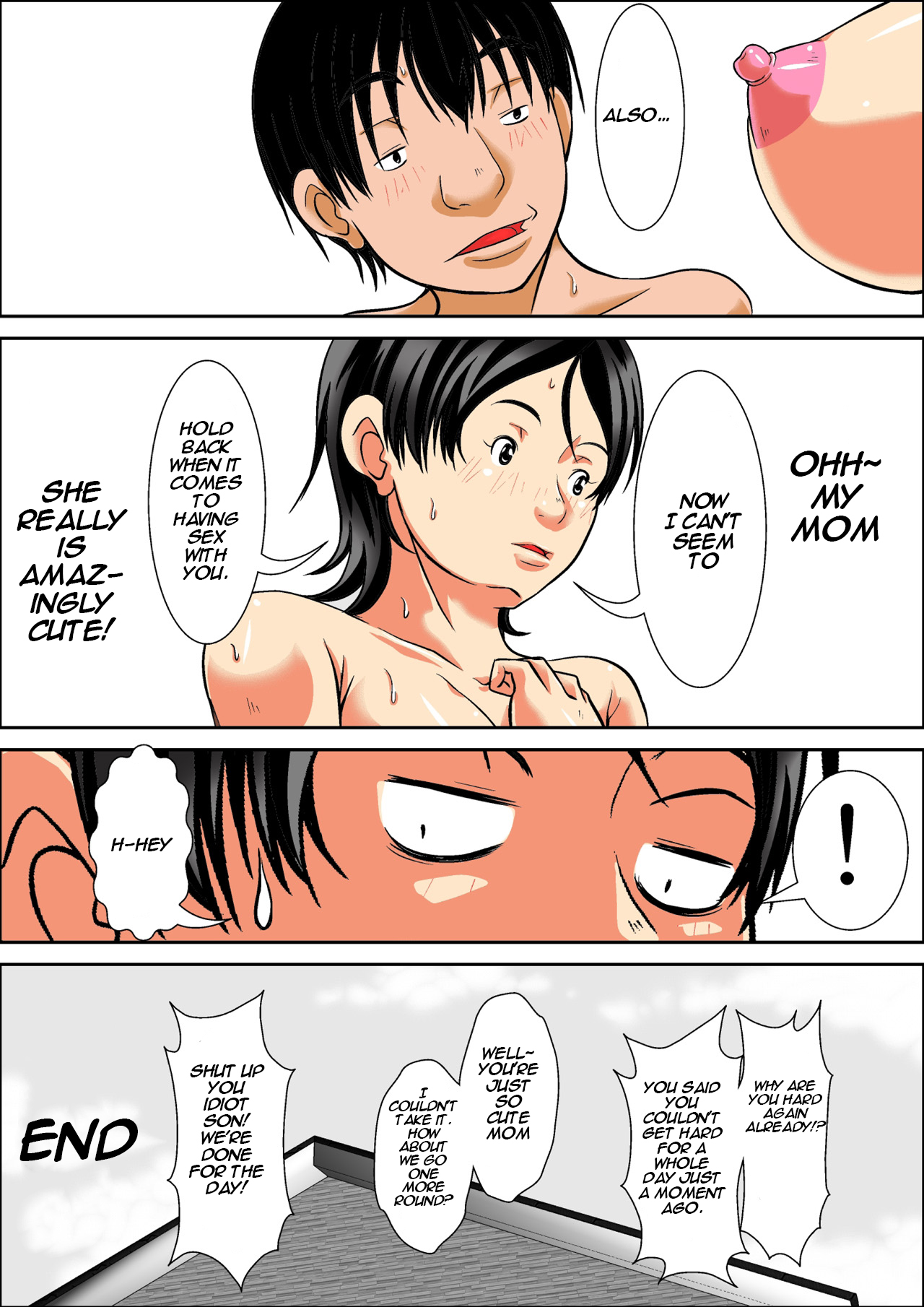 [Hoyoyodou] Kora! Anta Hahaoya o Kudoite Nani Shiyoutte Iu no! ~Hahaoya Hatsujou Hen~ Kouhen [English] {forbiddenfetish77} page 63 full