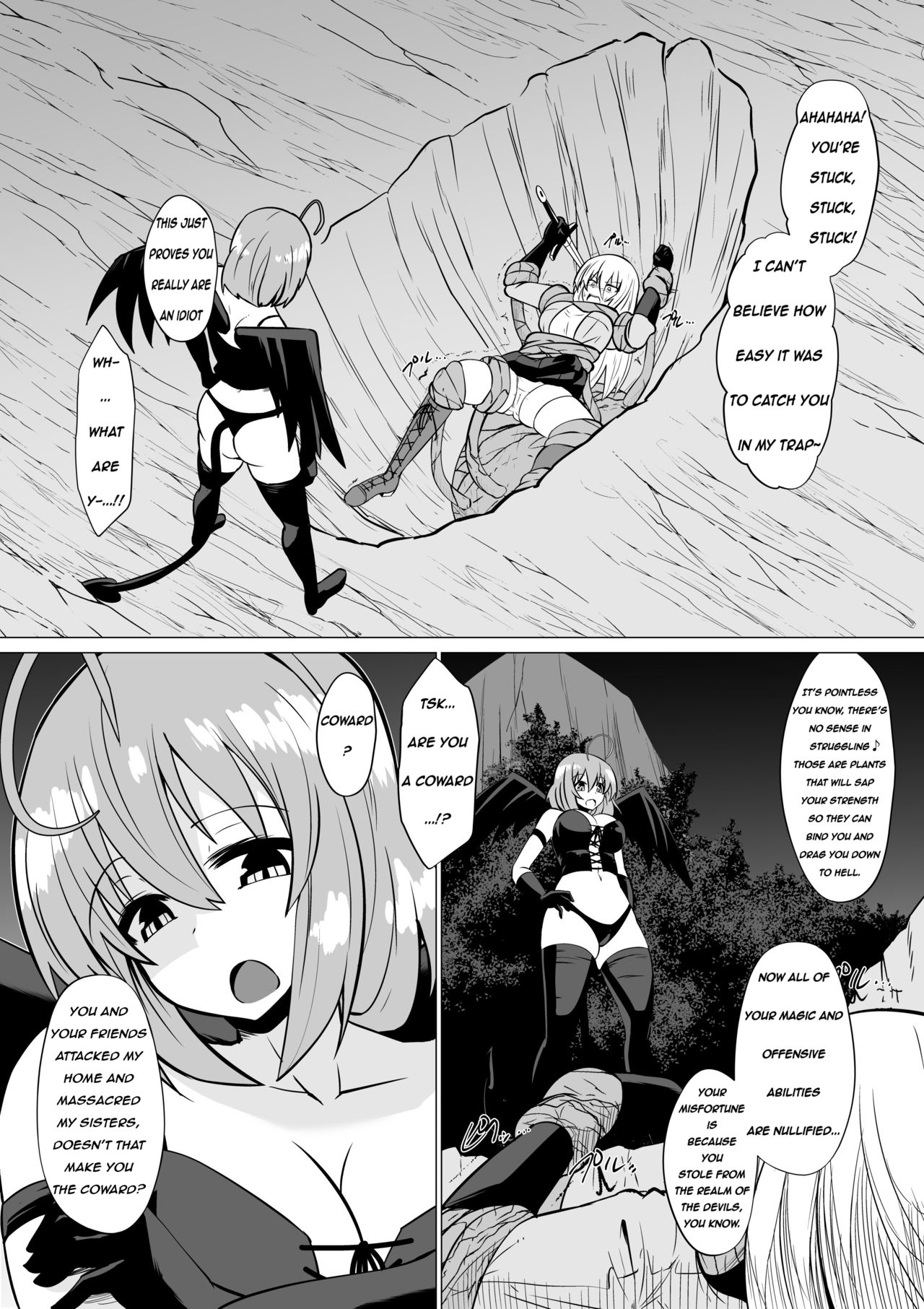 [Shihai Shoujo (Dining)] Hikyou na Kenshi ni wa Eien no Oshioki o | Eternal Punishment For A Cowardly Swordswoman {bored_one28} [English] [Decensored] page 3 full