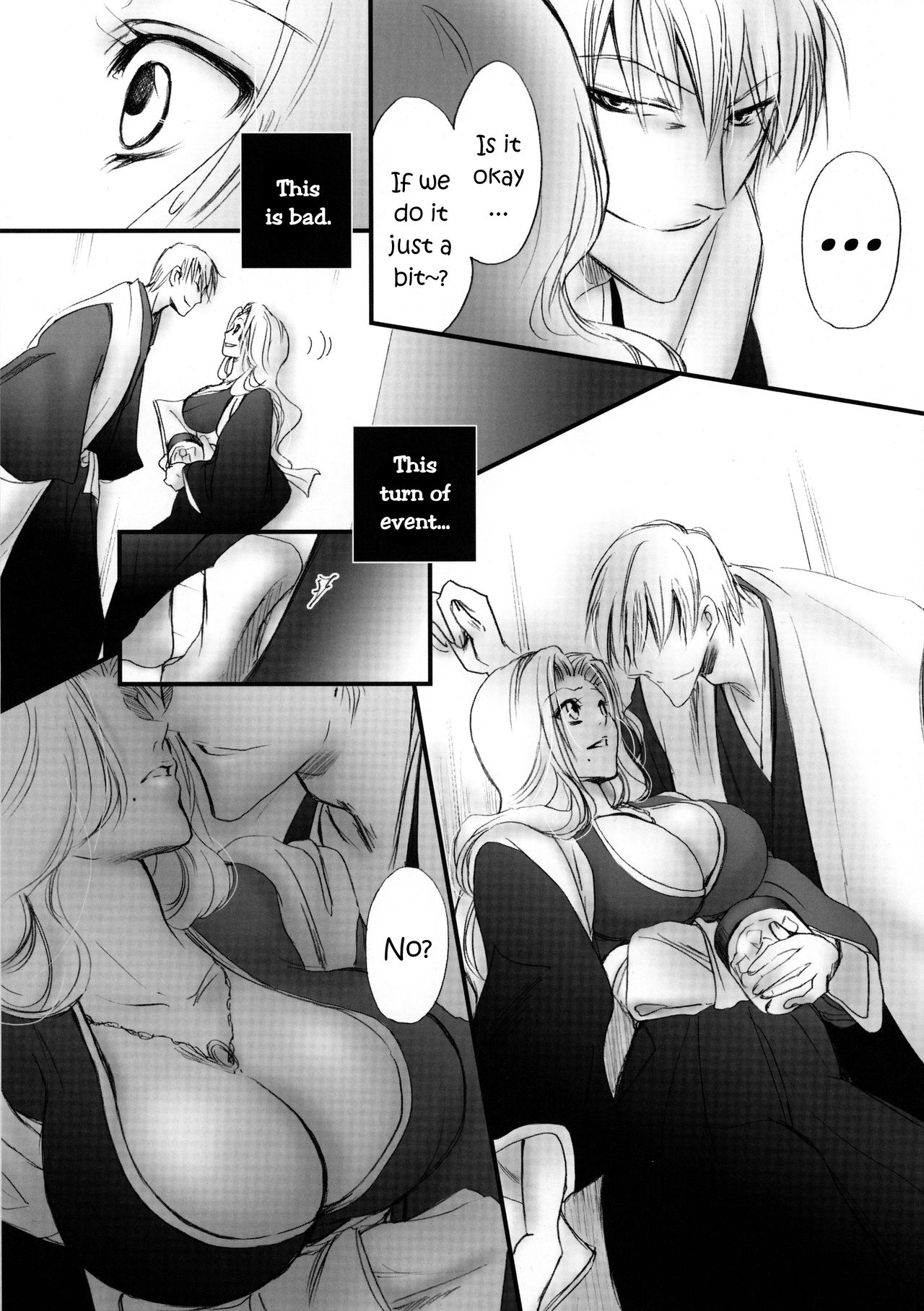 (C81) [Purincho. (Purin)] Tabete mo Eekana? | Can I eat you~? (Bleach) [English] [Echo-chan] page 9 full