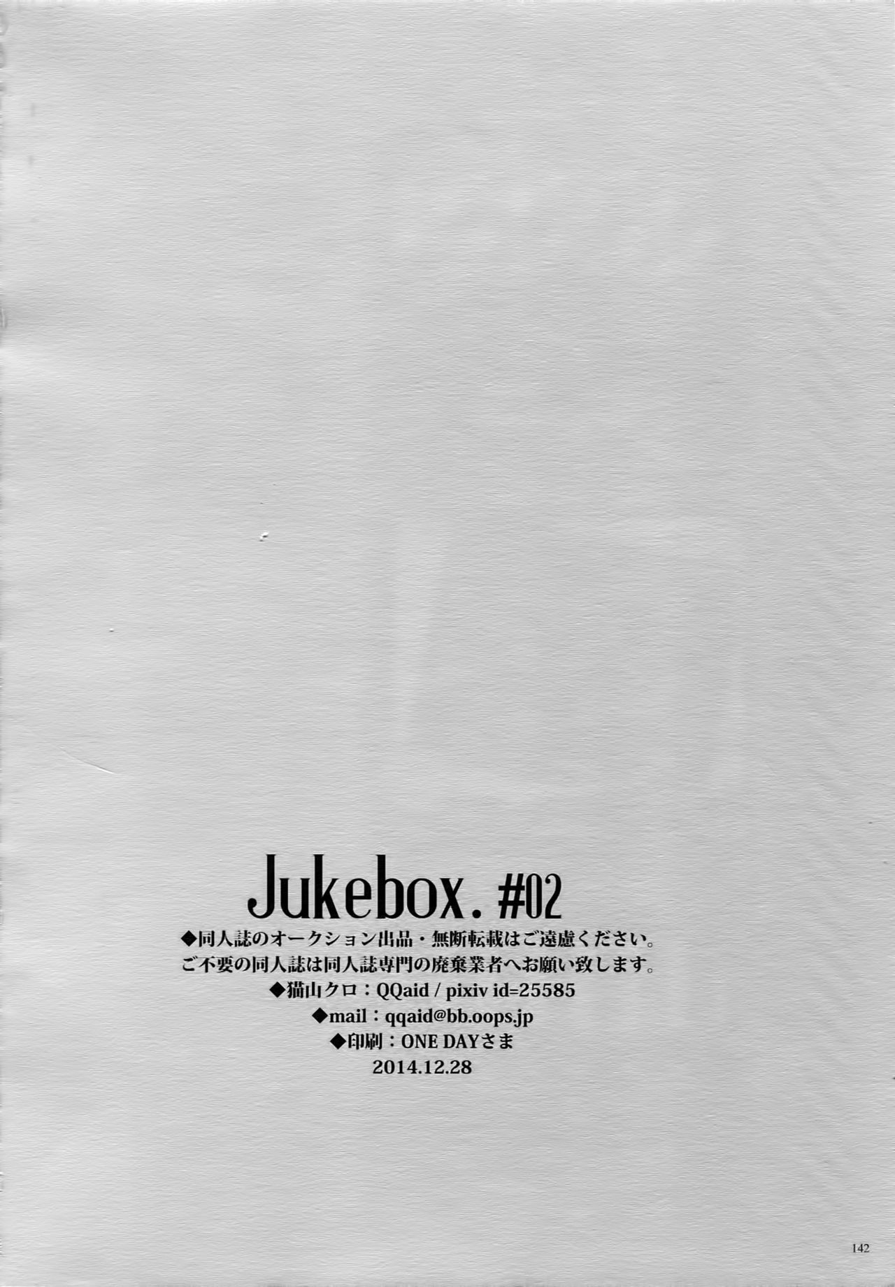 (C87) [QQaid (Nekoyama Kuro)] Jukebox #02 (Kuroko no Basuke) page 145 full