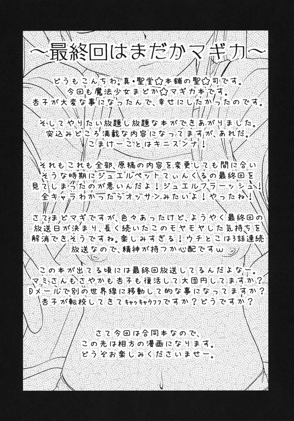 (Mou Nani mo Kowaku Nai) [Shin Hijiridou Honpo, Tounantou (Hijiri Tsukasa, Shinmai)] Zutto Issho ni Ite Yaru yo (Puella Magi Madoka☆Magica) page 15 full